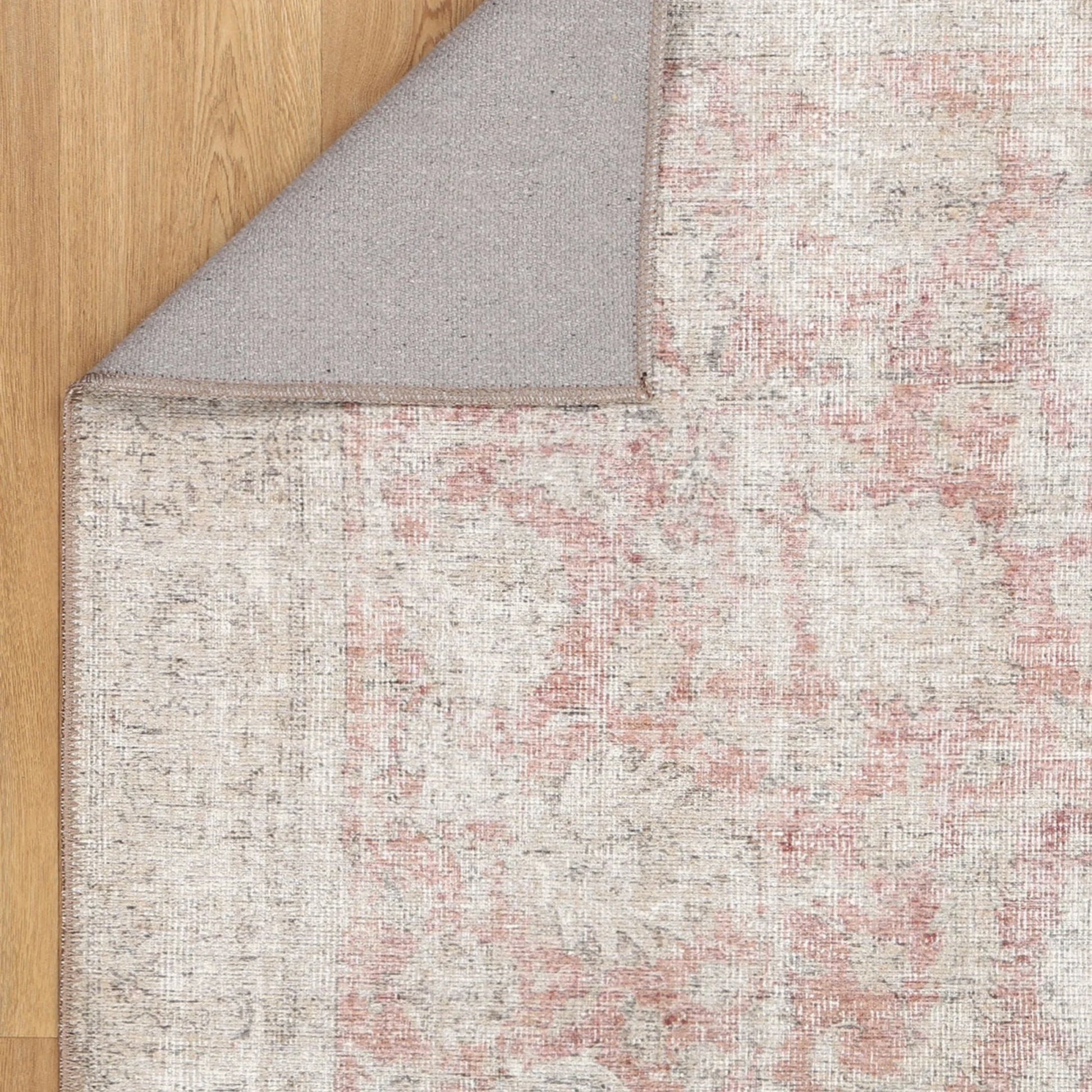 Dreamweaver Homestead Machine Washable Rug, Carmella Blush