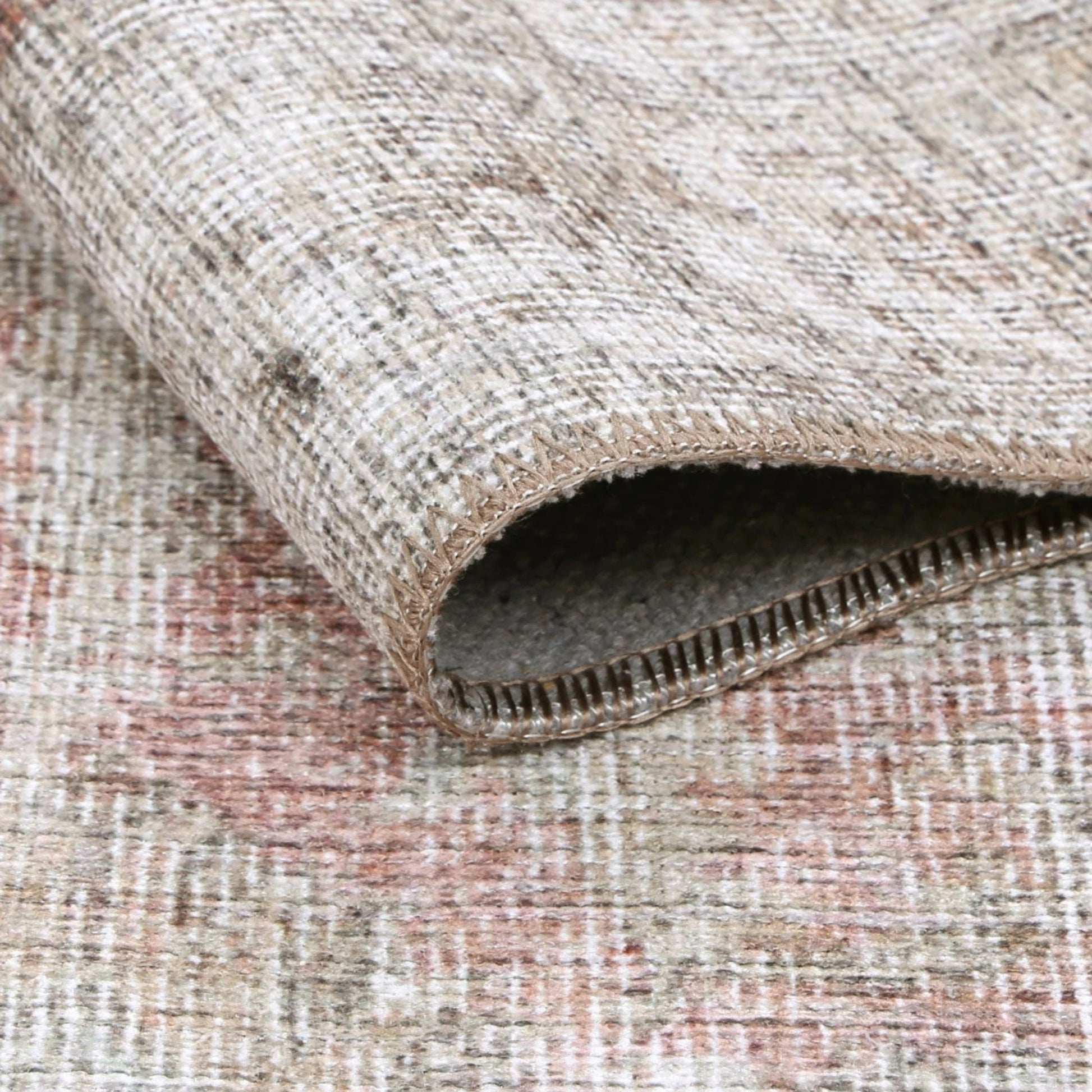 Dreamweaver Homestead Machine Washable Rug, Carmella Blush