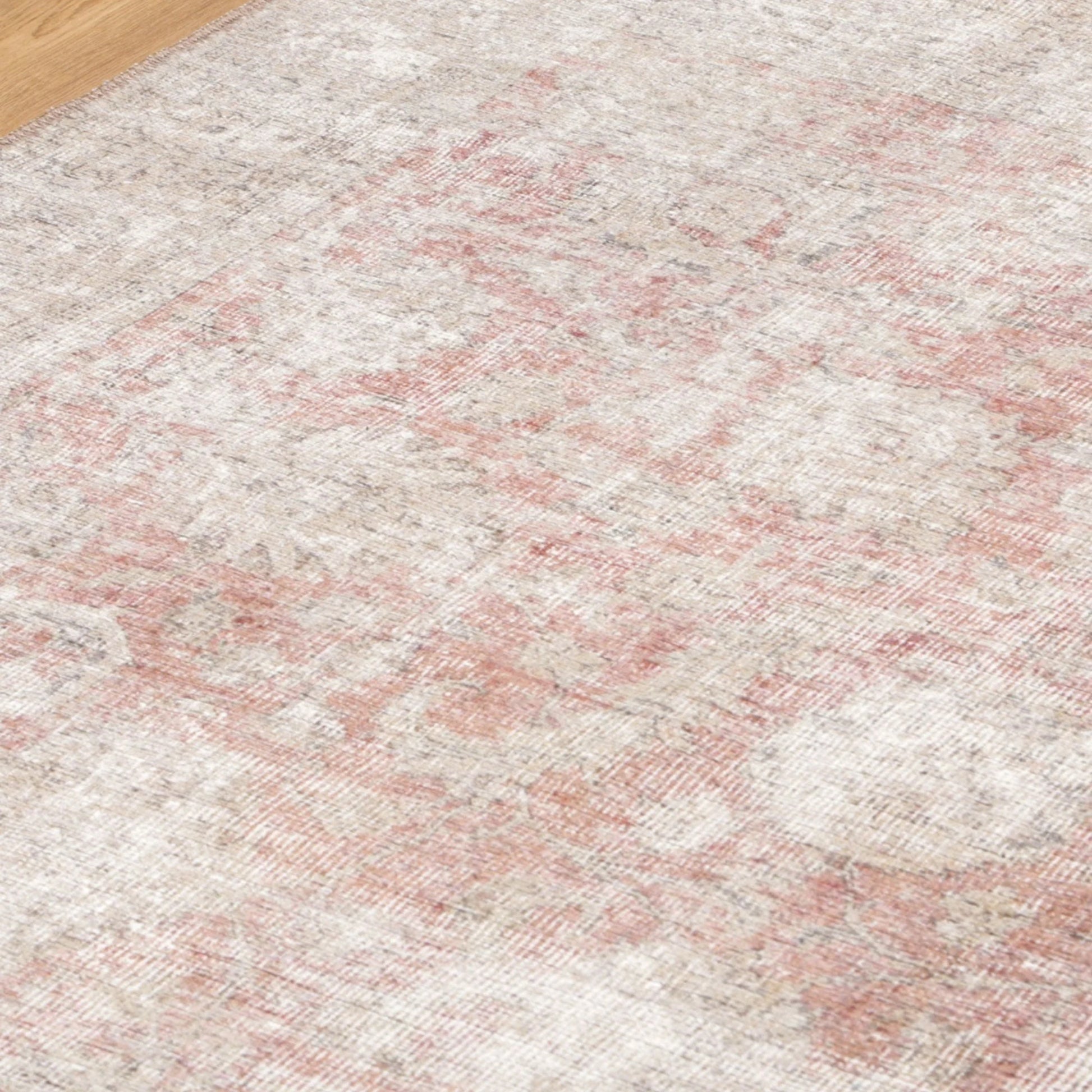 Dreamweaver Homestead Machine Washable Rug, Carmella Blush