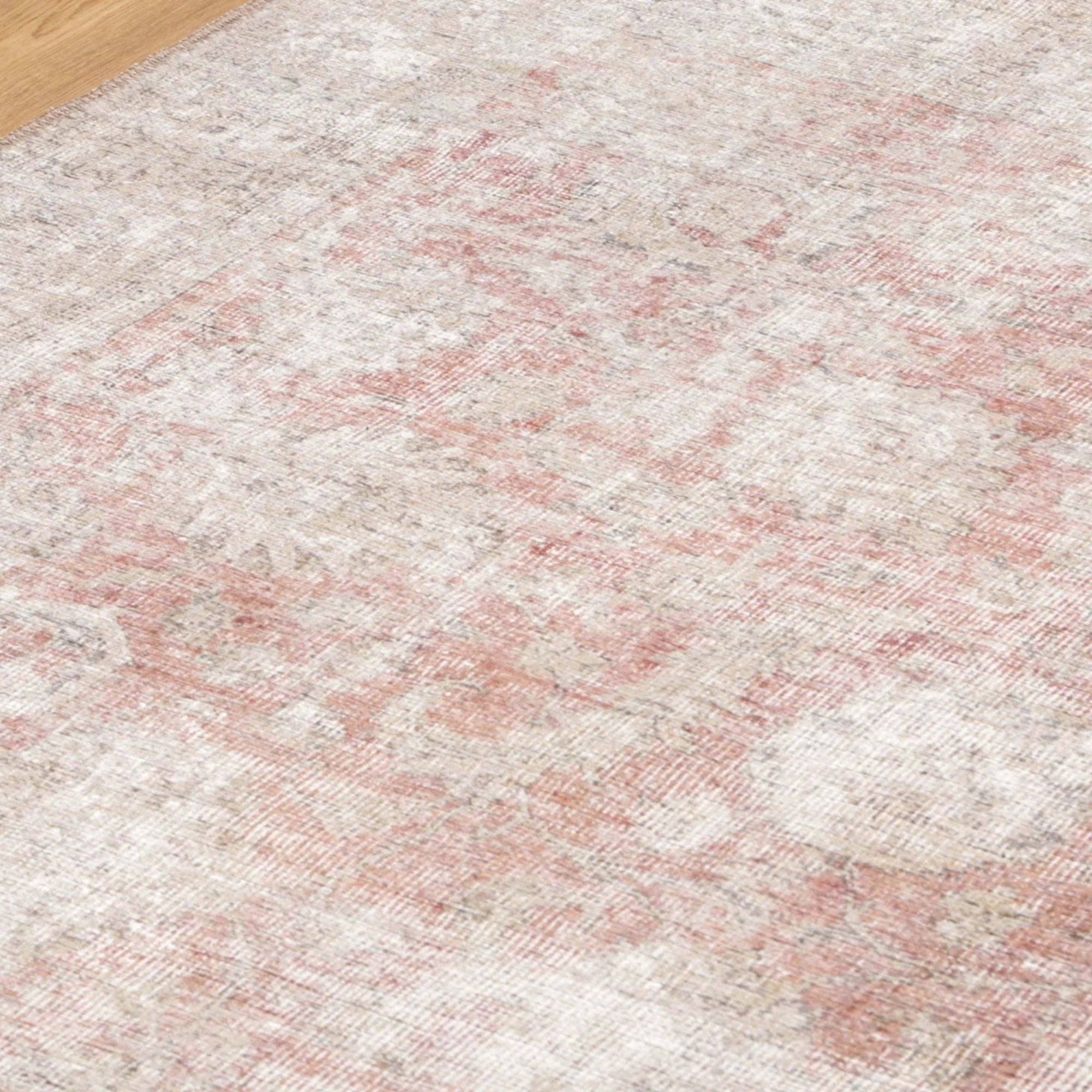 Dreamweaver Homestead Machine Washable Rug, Carmella Blush