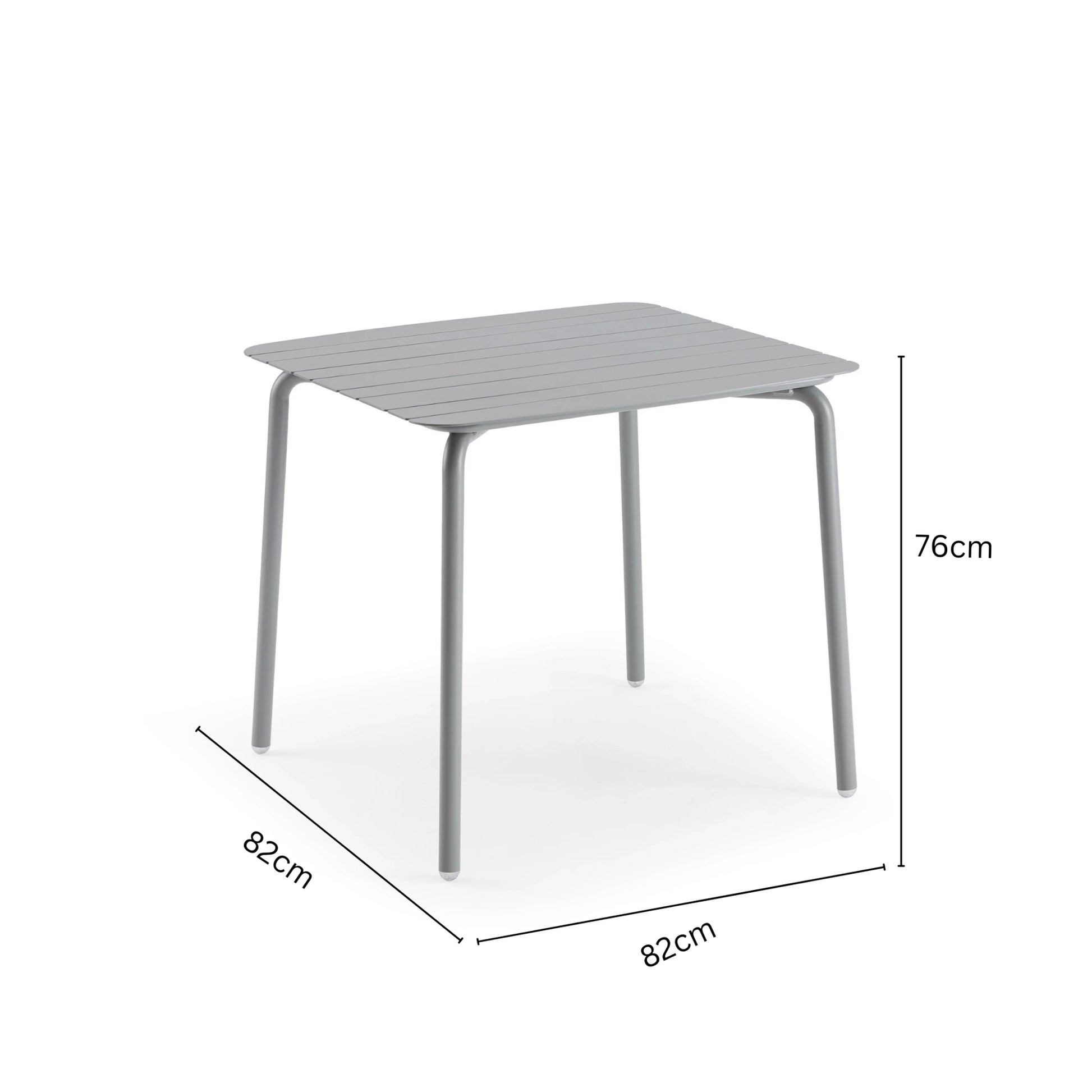 Wellmax Verano Outdoor Aluminium Square Dining Table, Green