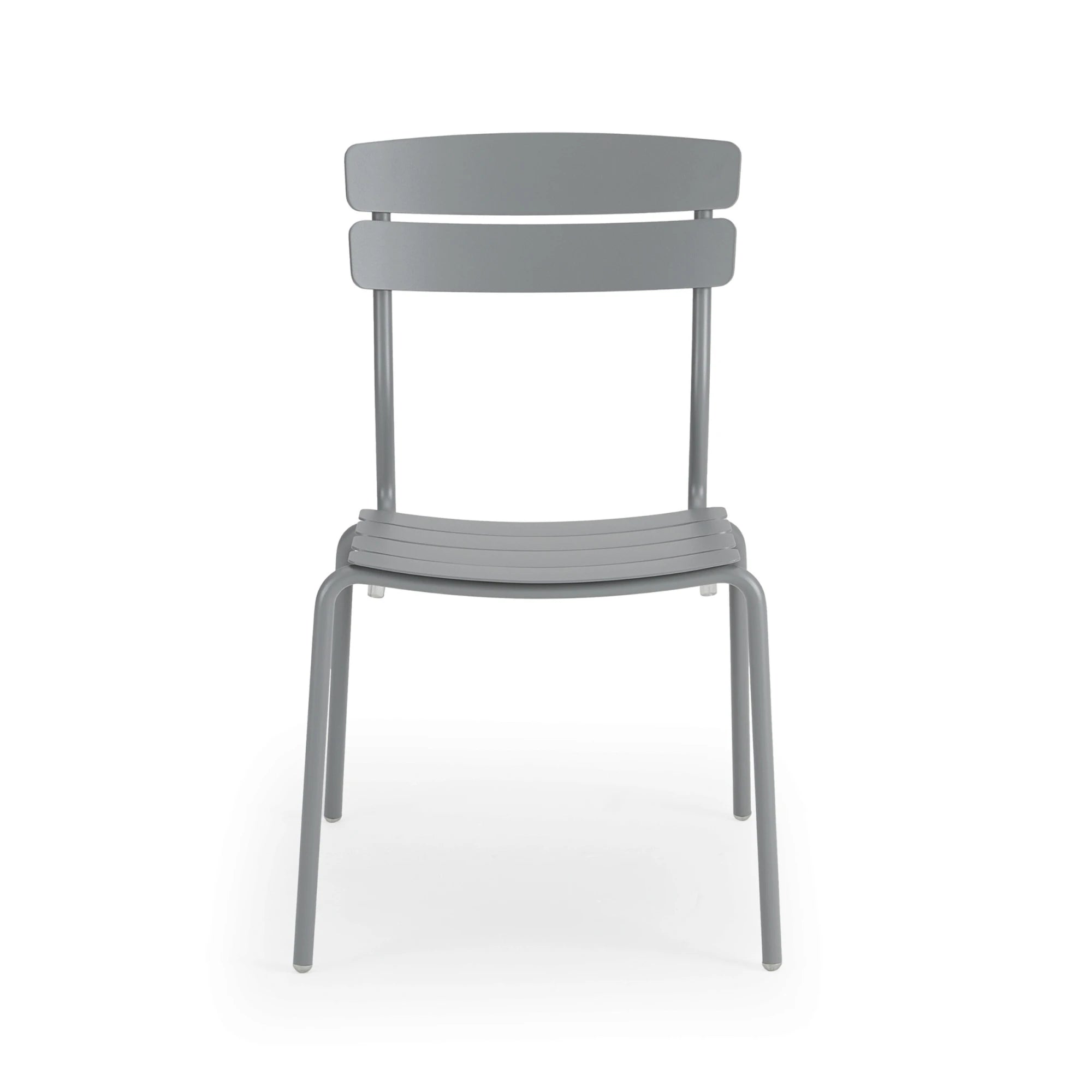 Wellmax Verano Outdoor Aluminium Square Dining Table Set with 4 Chairs, Grey