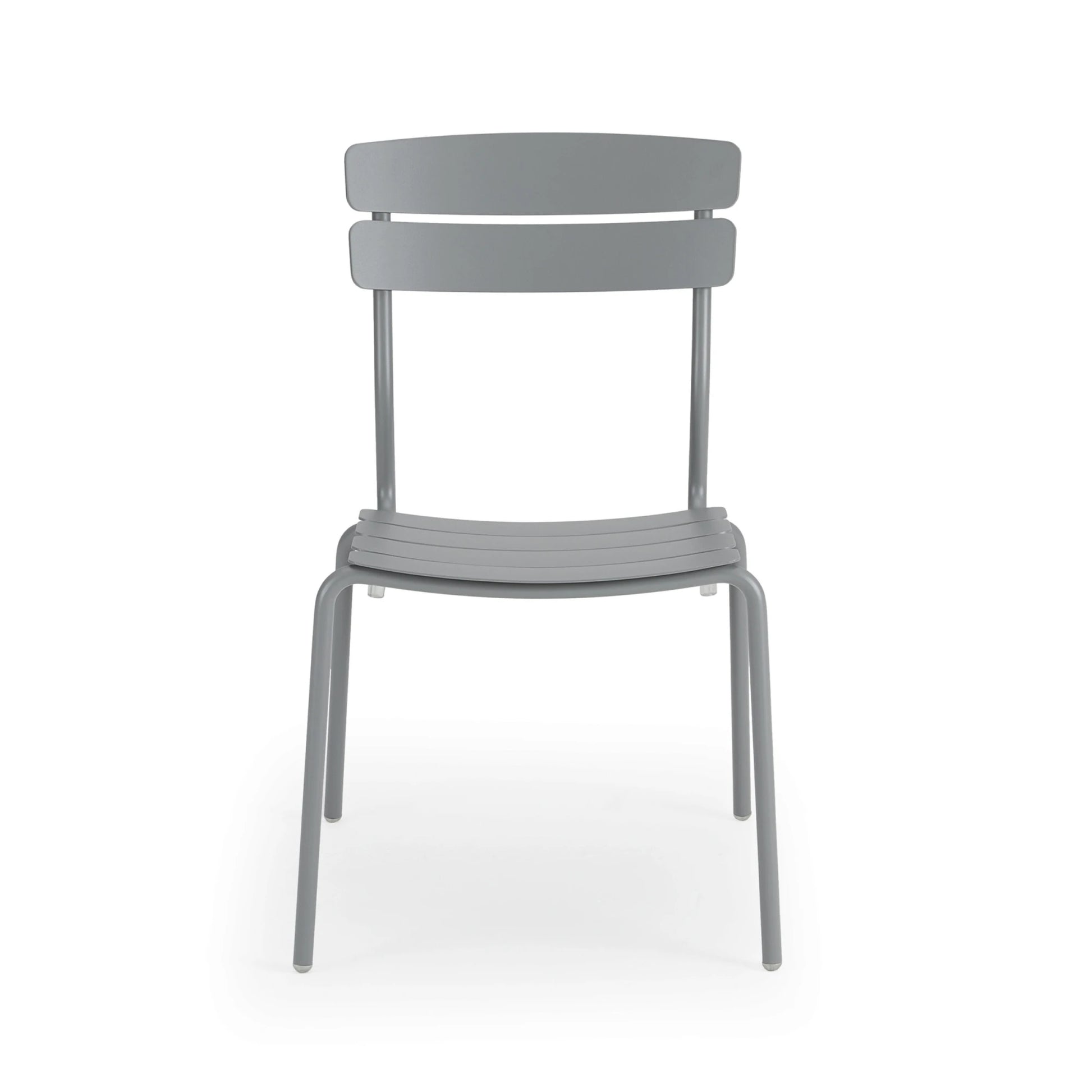 Wellmax Verano Outdoor Aluminium Square Dining Table Set with 2 Armchairs + 2 Chairs, Grey