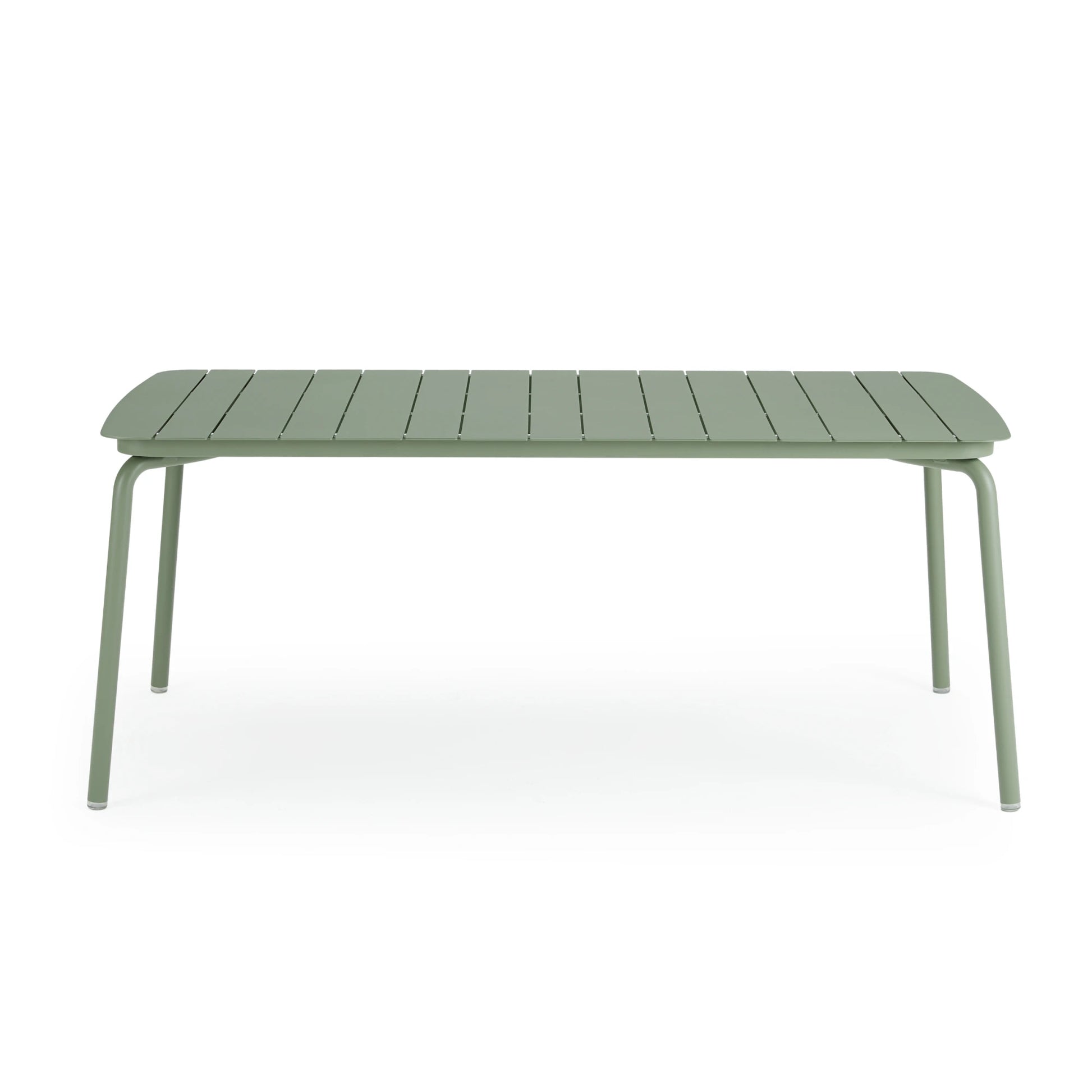 Wellmax Verano Outdoor Aluminium Rectangle Dining Table Set with 4 Chairs, Green