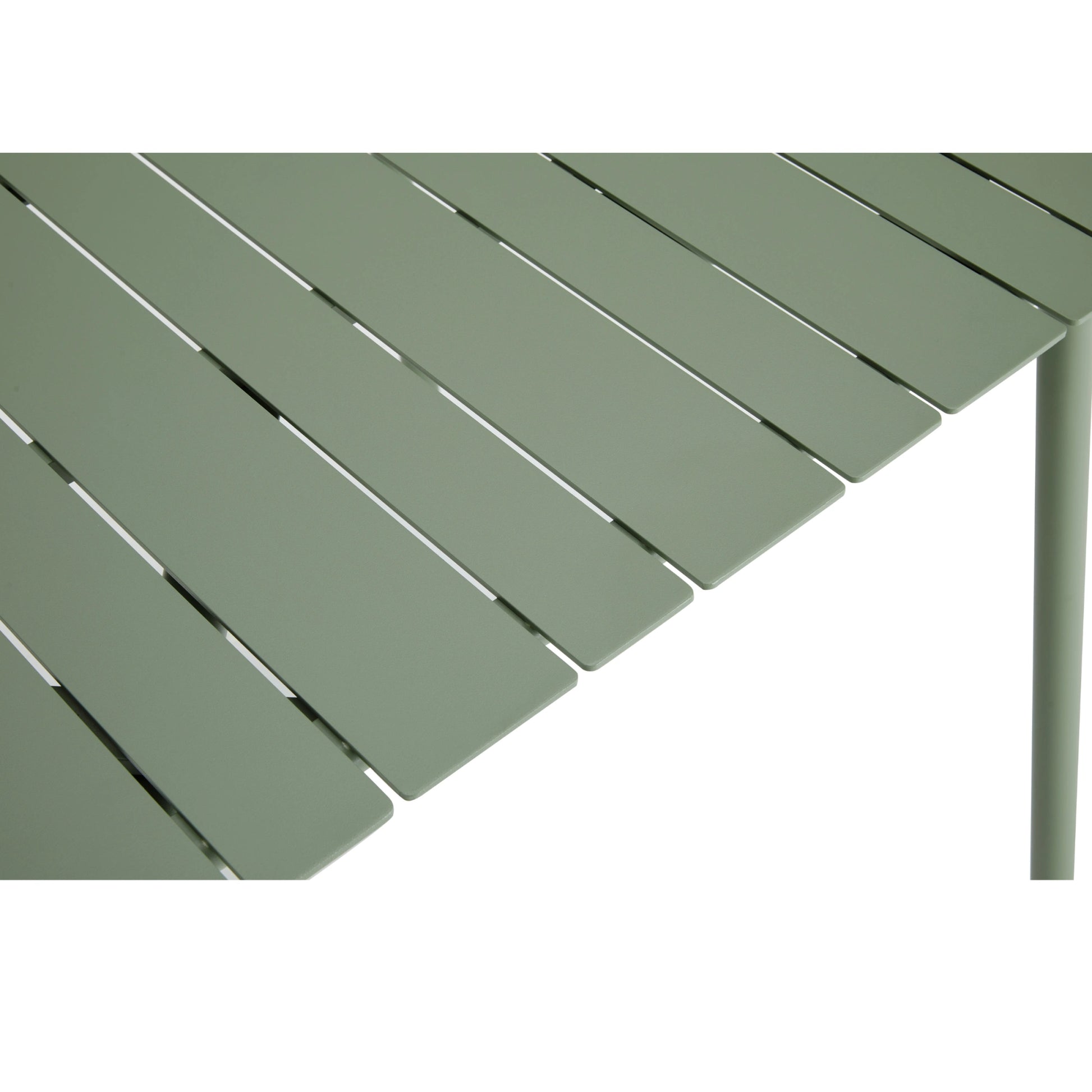 Wellmax Verano Outdoor Aluminium Rectangle Dining Table Set with 4 Chairs, Green