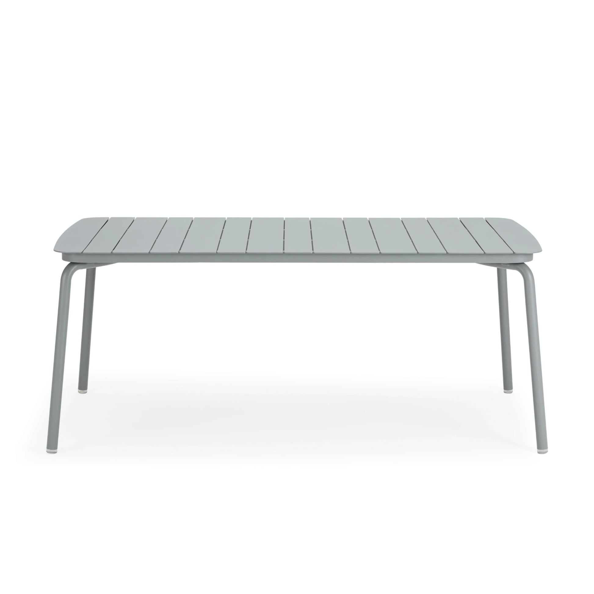 Wellmax Verano Outdoor Aluminium Rectangle Dining Table Set with 4 Chairs, Grey