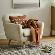 MODE Milo Boucle Armchair, Chalk White