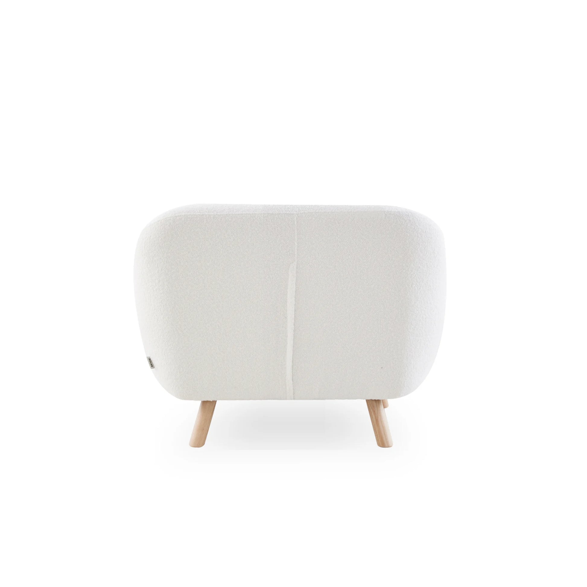 MODE Milo Boucle Armchair, Chalk White