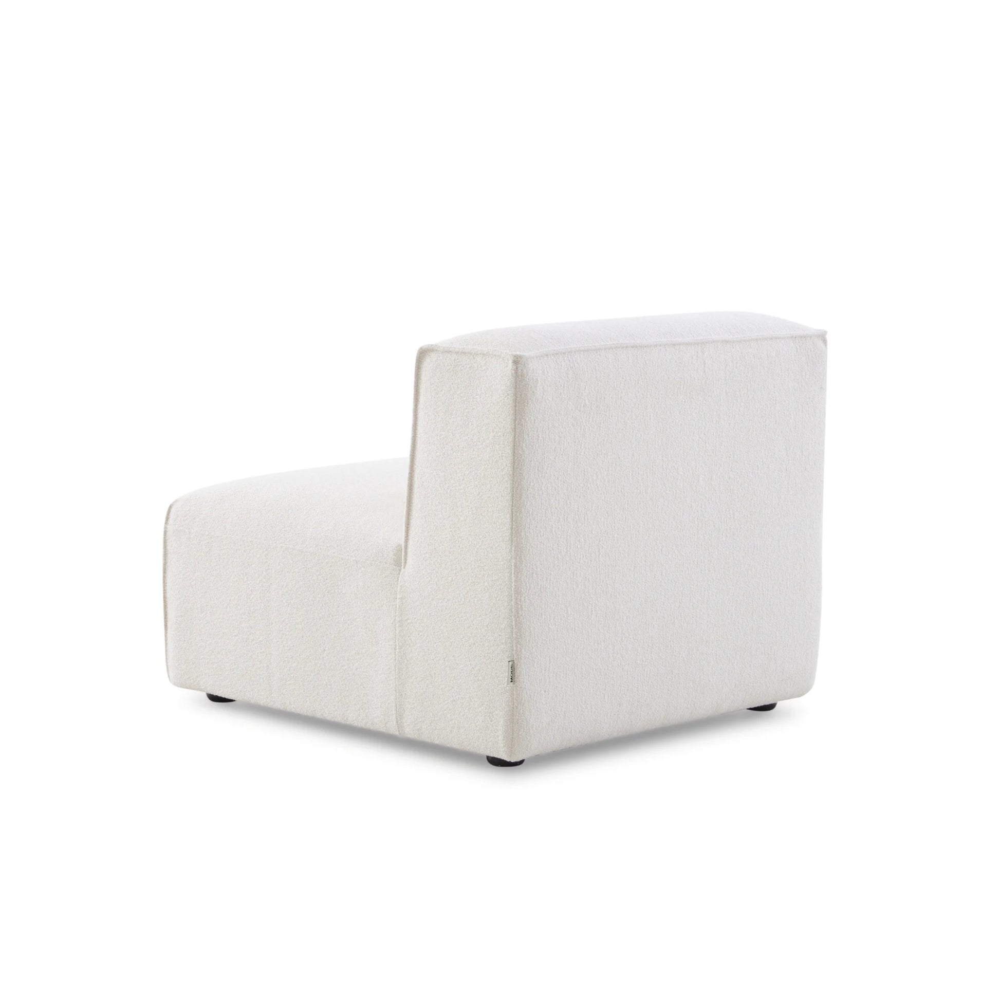 MODE Bravo 1-Seater Sofa Module, Boucle, Creamy White