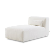 MODE Bravo Chaise Sofa Module, Boucle, Creamy White
