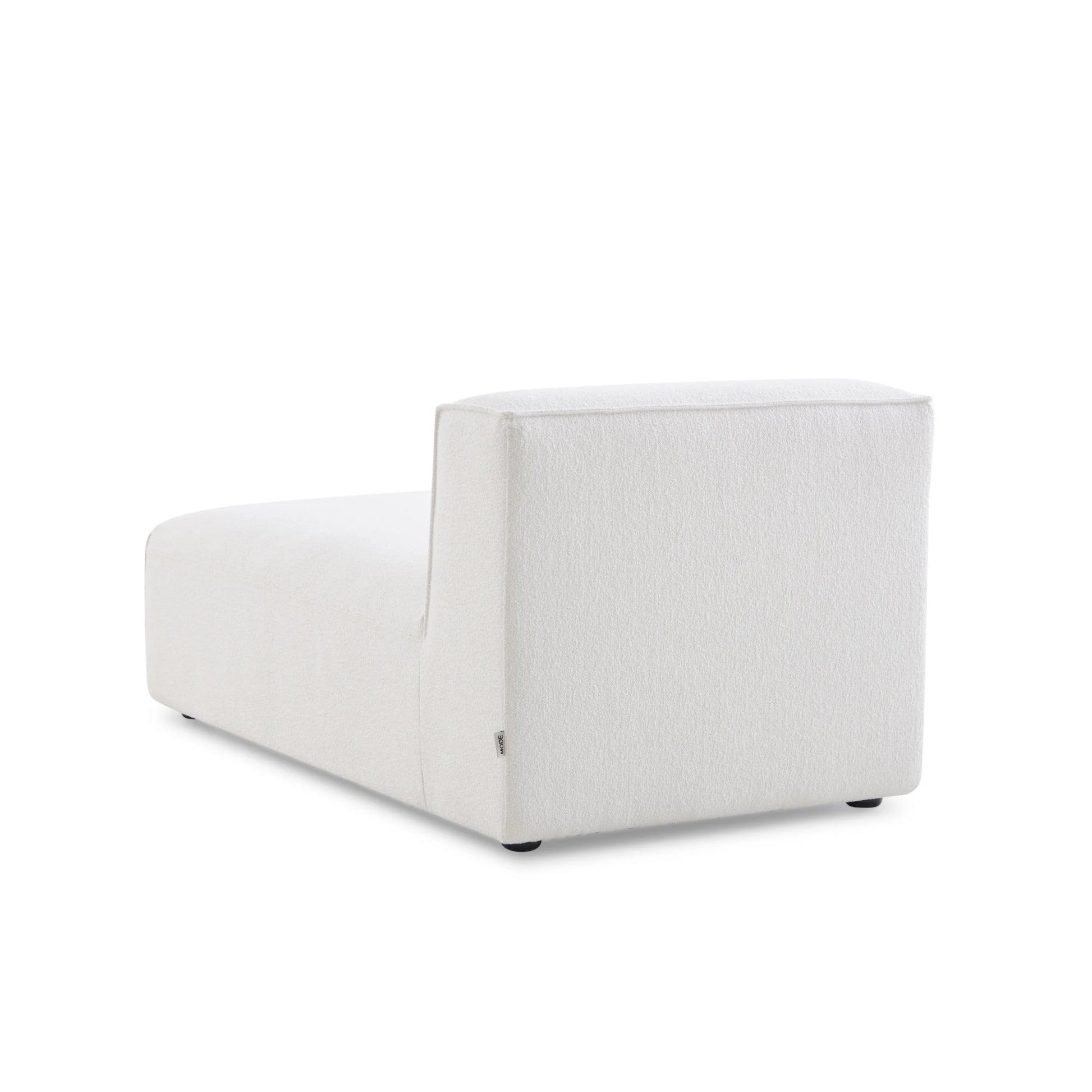 MODE Bravo Chaise Sofa Module, Boucle, Creamy White