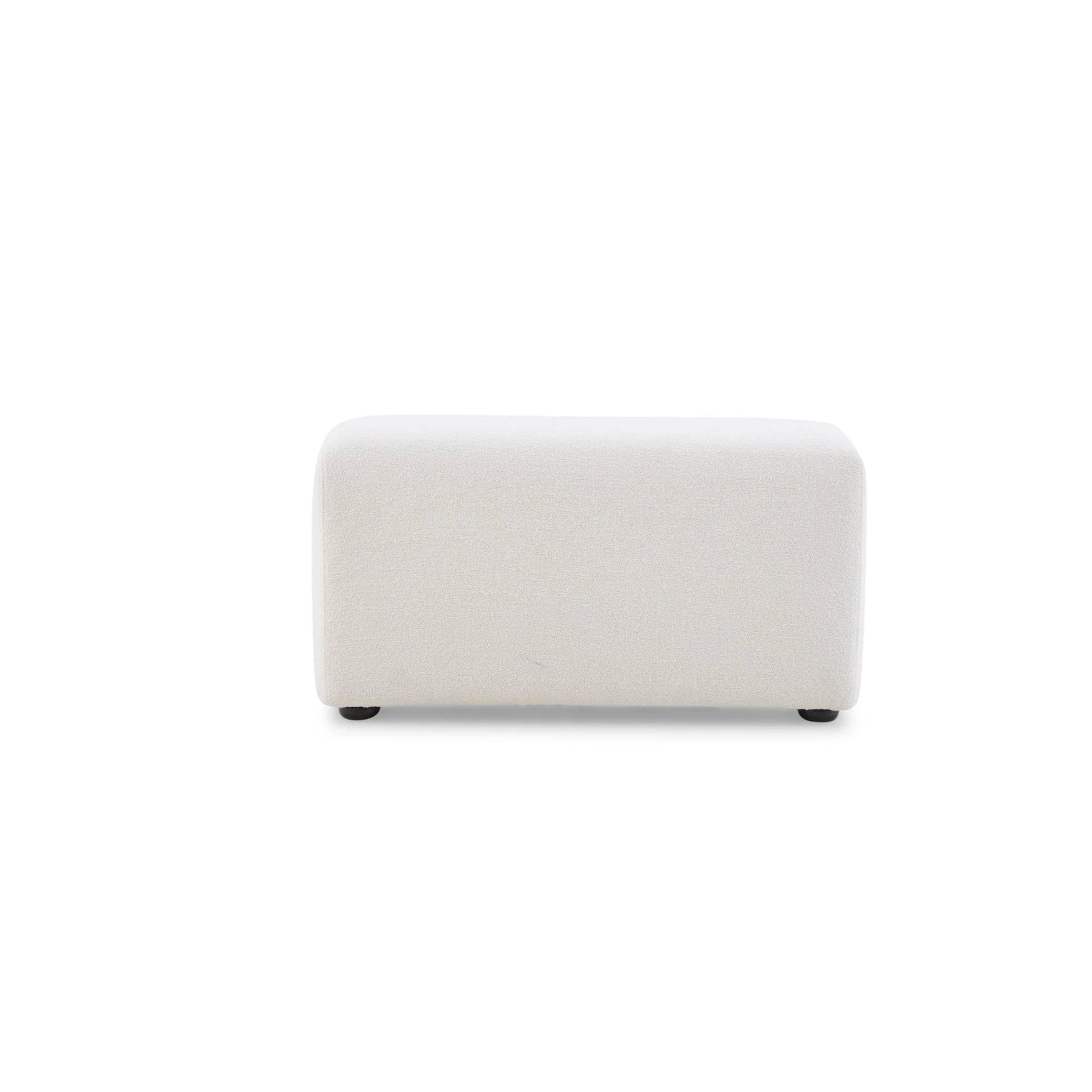MODE Bravo Arm Sofa Module, Boucle, Creamy White