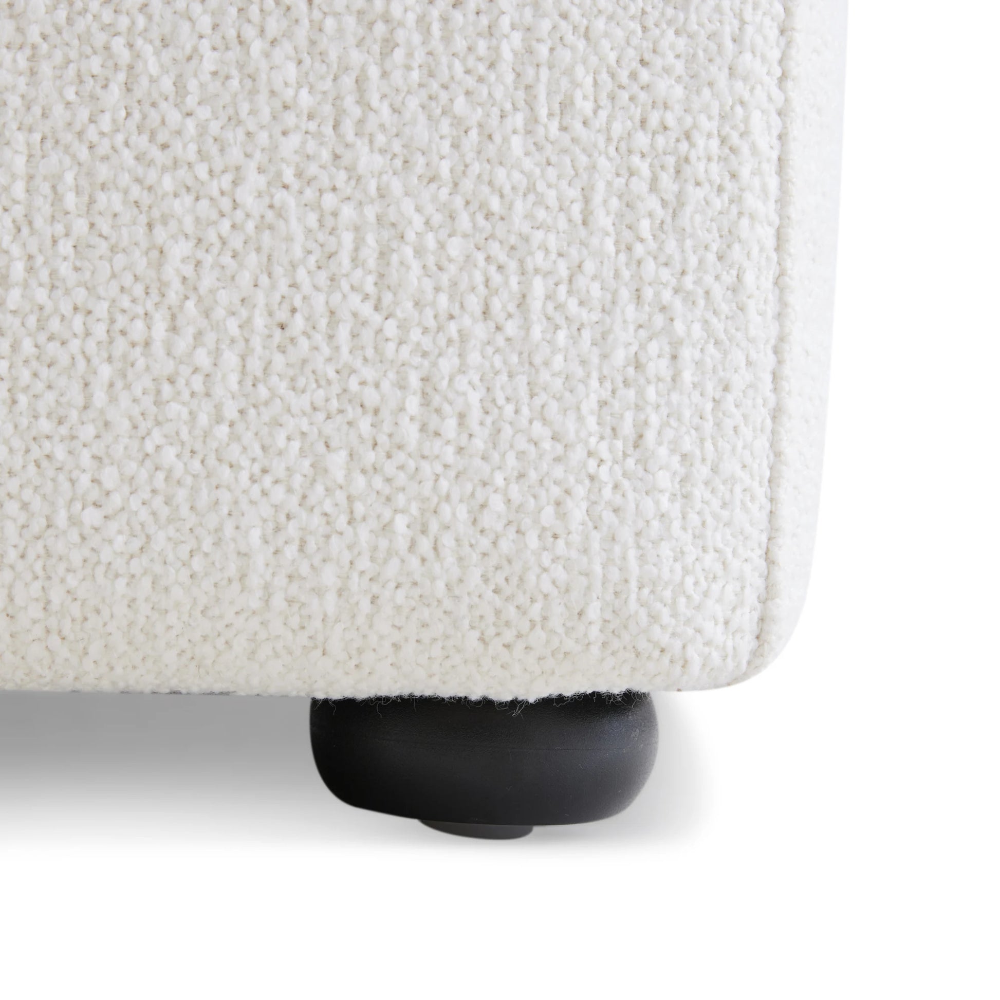 MODE Bravo Corner Sofa Module, Boucle, Creamy White