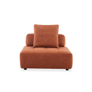 MODE Rubik 1-Seater Lounger Sofa, Burnt Orange