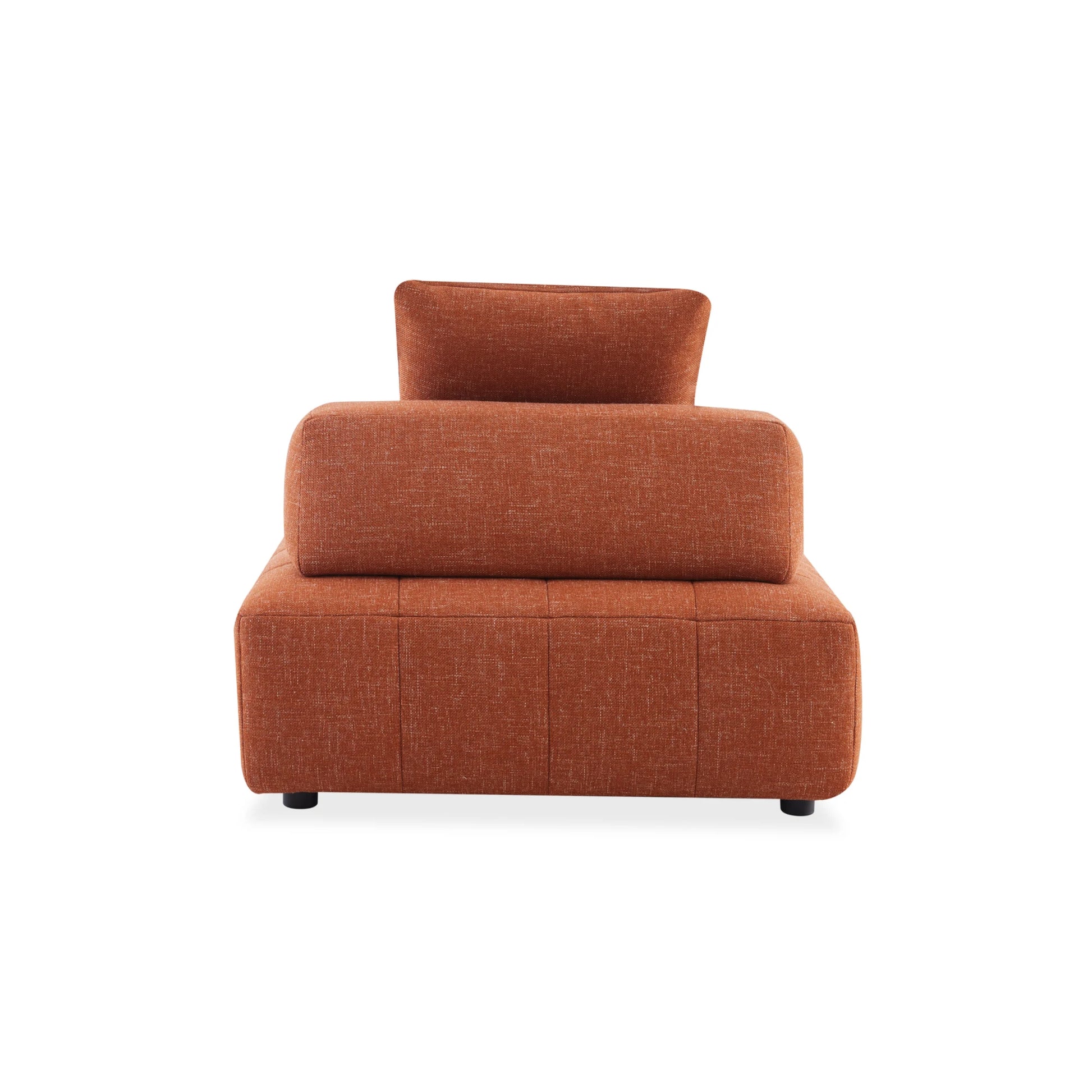 MODE Rubik 1-Seater Lounger Sofa, Burnt Orange