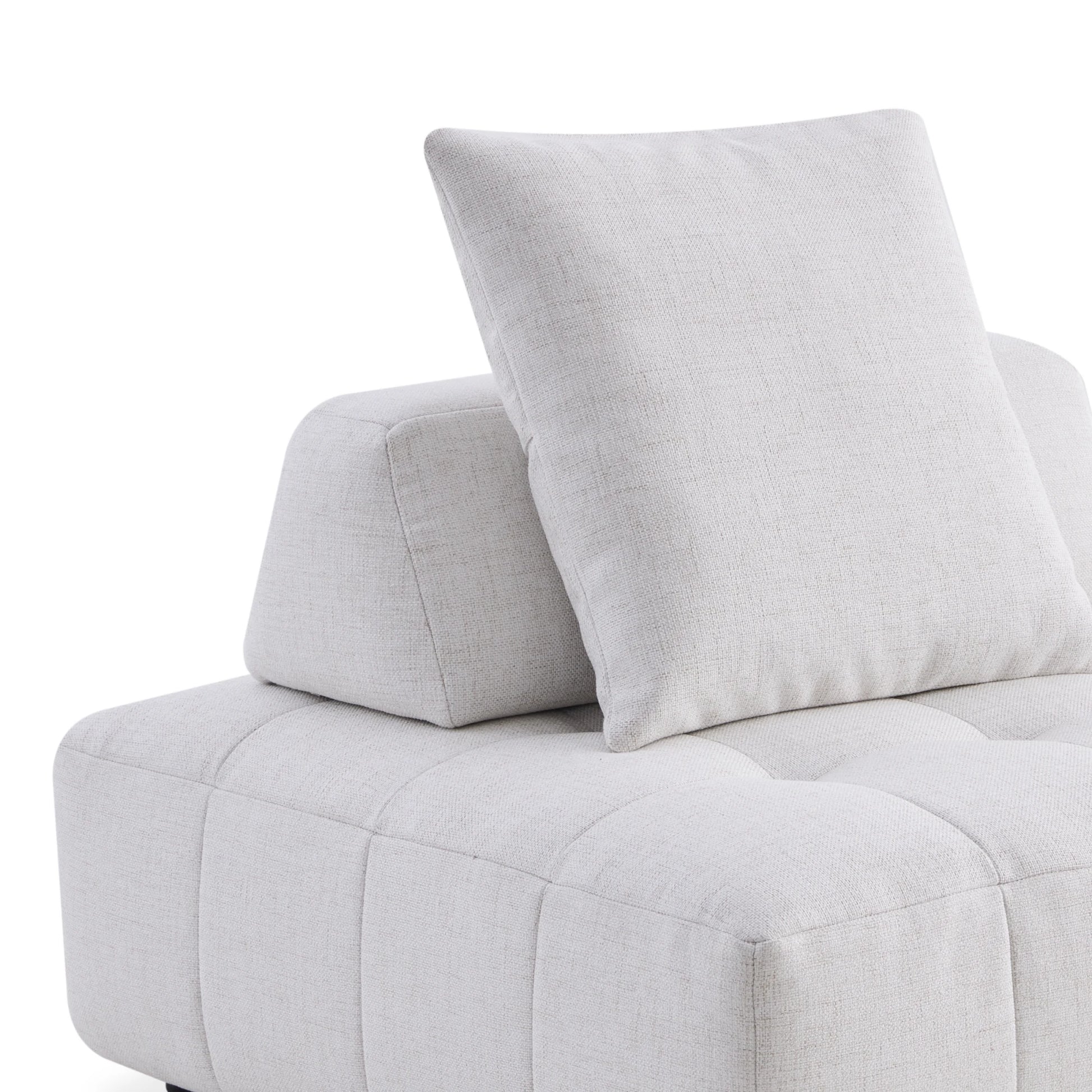 MODE Rubik 1-Seater Lounger Sofa, Oatmeal