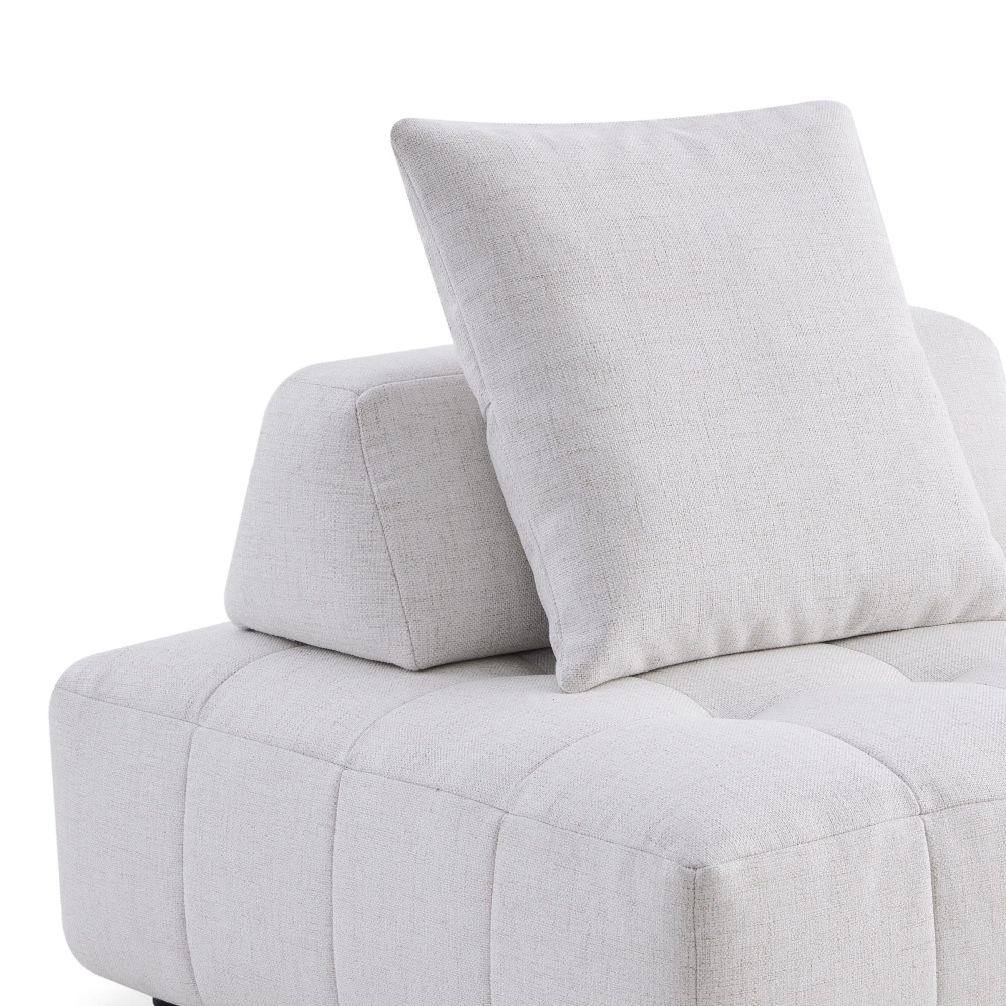 MODE Rubik 1-Seater Lounger Sofa, Oatmeal