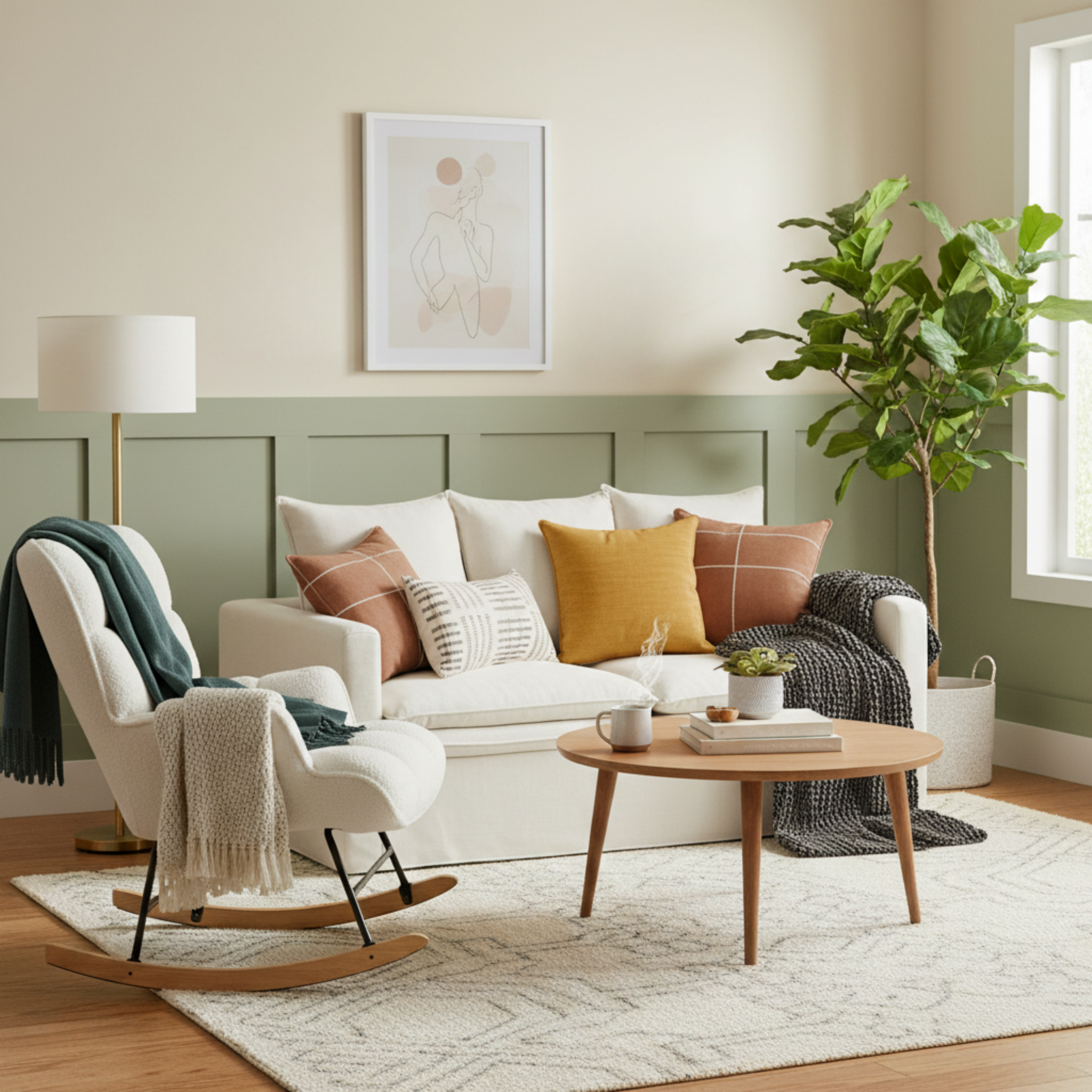 MODE Crepes 2.5-Seater Linen Sofa, Off-White