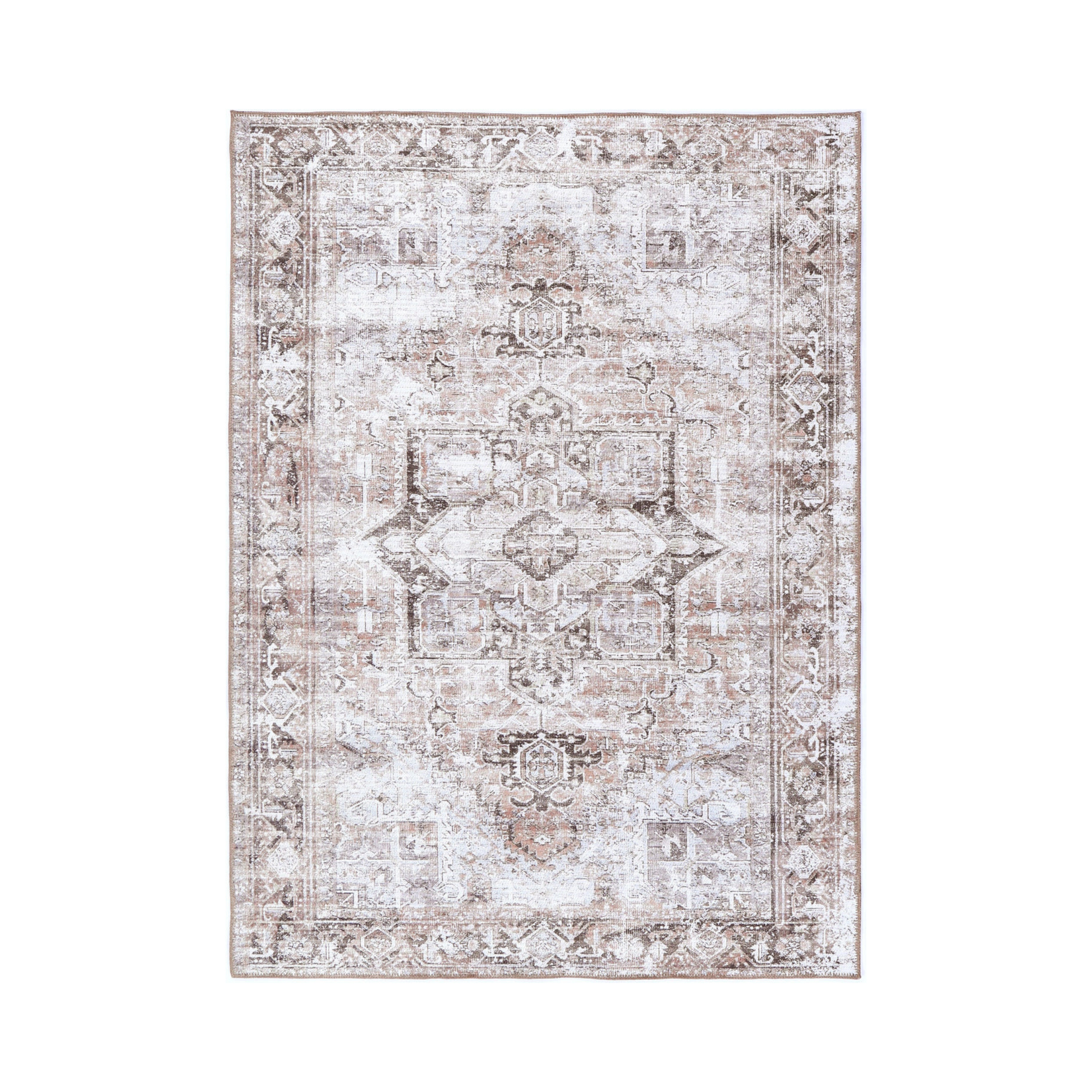 Dreamweaver Homestead Machine Washable Rug, Amelie Terracotta