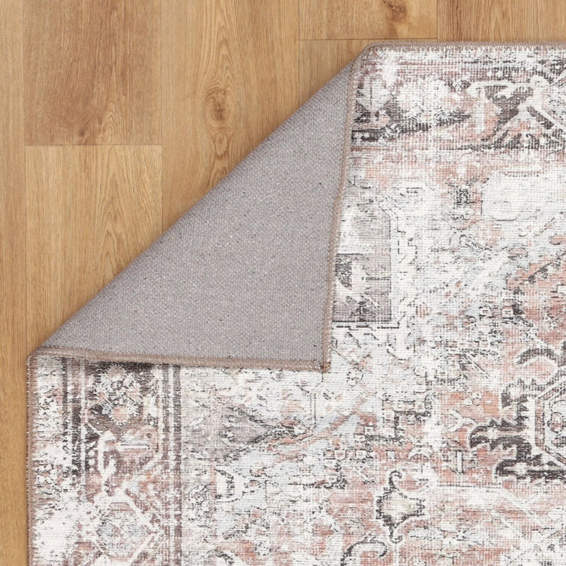 DreamWeaver Homestead Machine Washable Rug, Amelie Terracotta