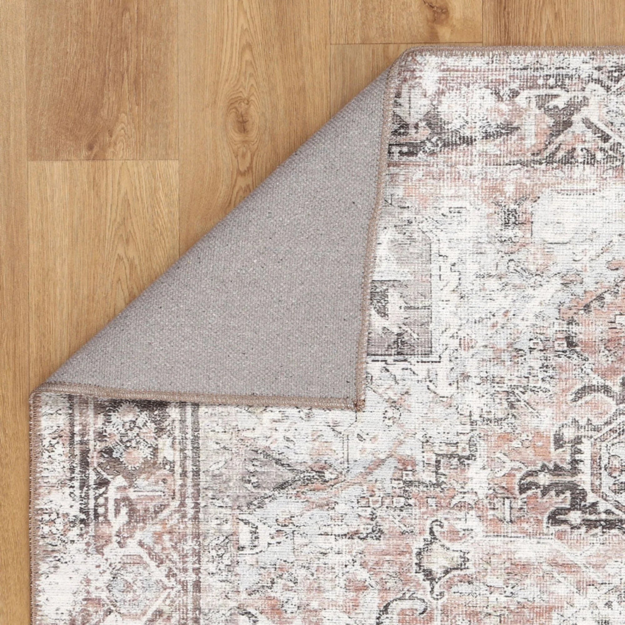 DreamWeaver Homestead Machine Washable Rug, Amelie Terracotta