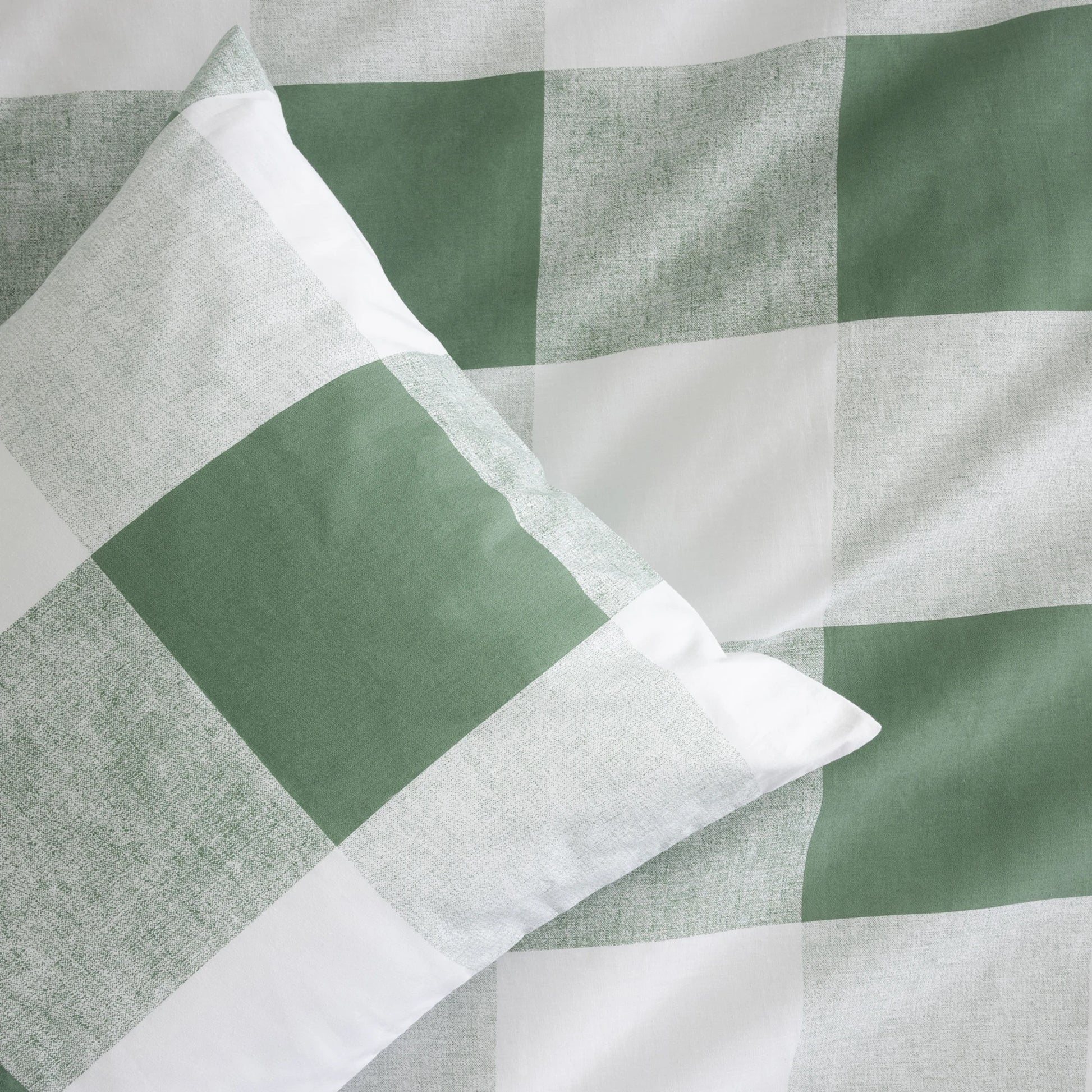 NU EDITION Alec European Pillowcase, Moss