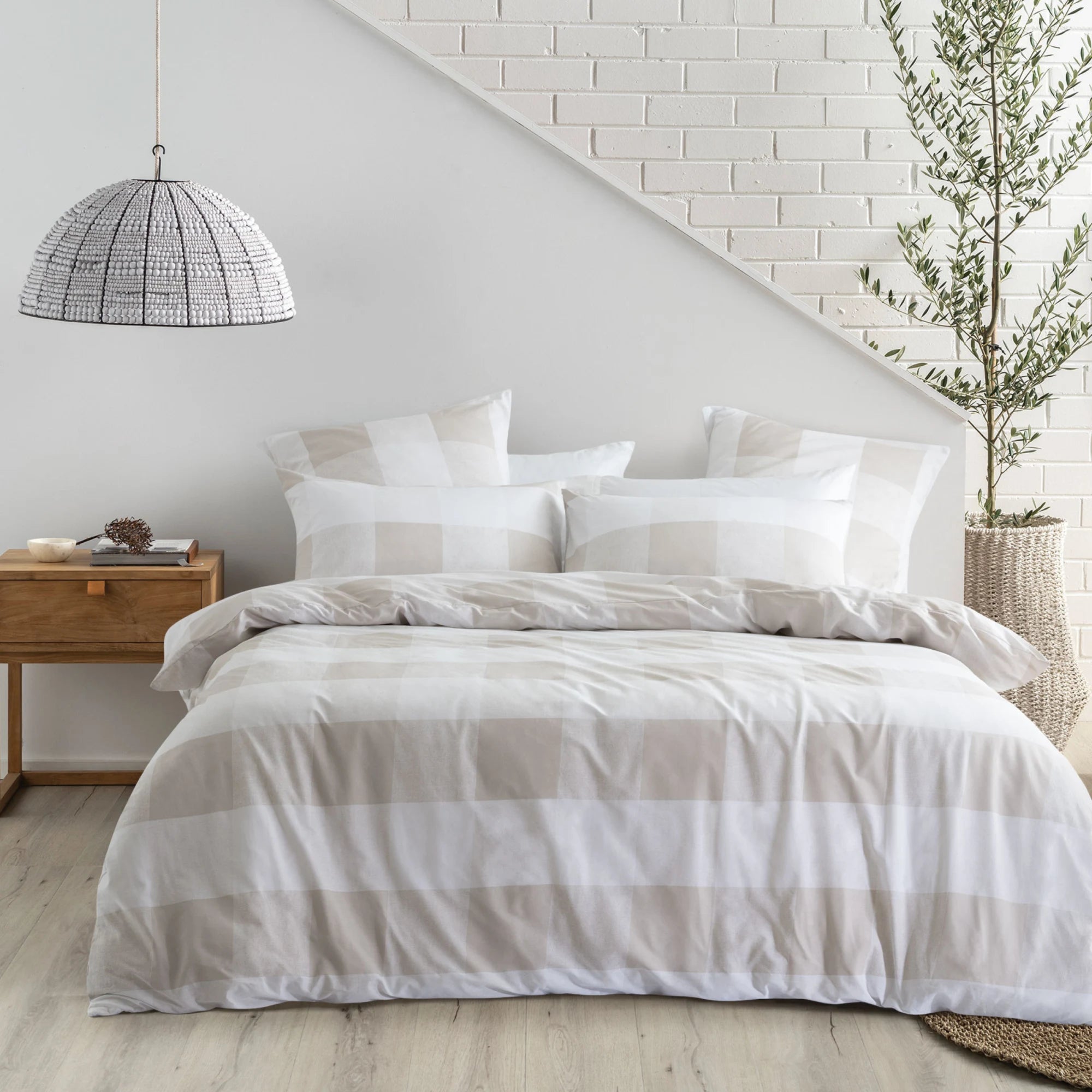 NU EDITION Alec European Pillowcase, Mushroom