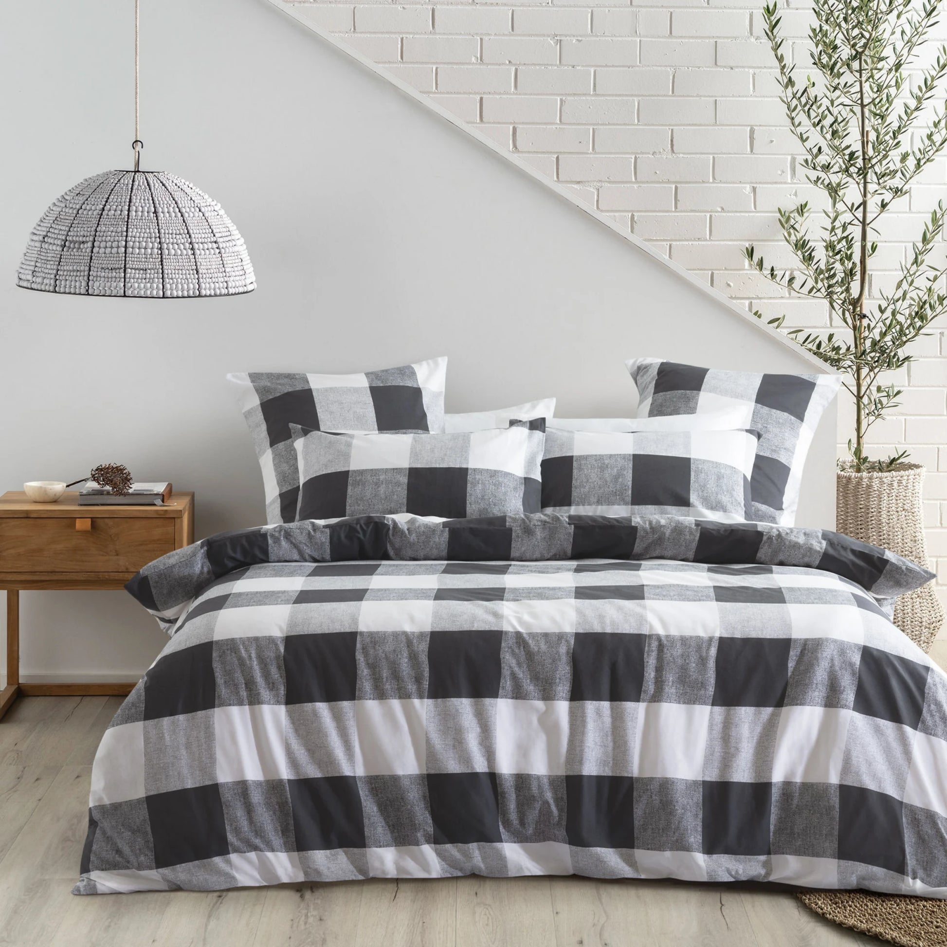 Nu Edition Alec Duvet Cover Set, Carbon
