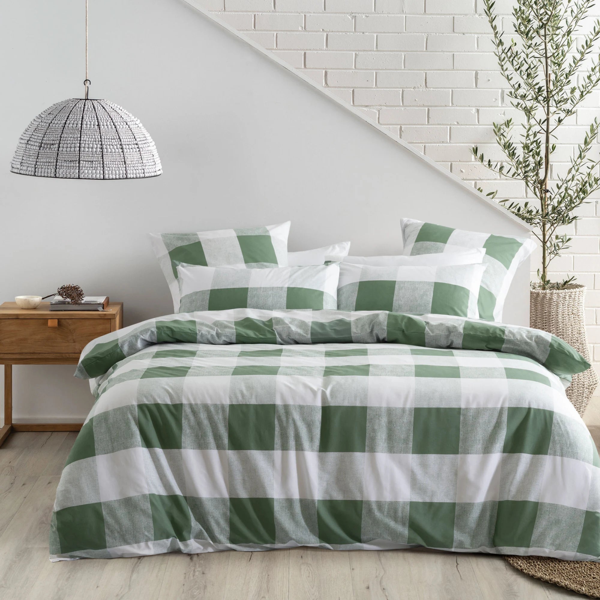 Nu Edition Alec Duvet Cover Set, Moss