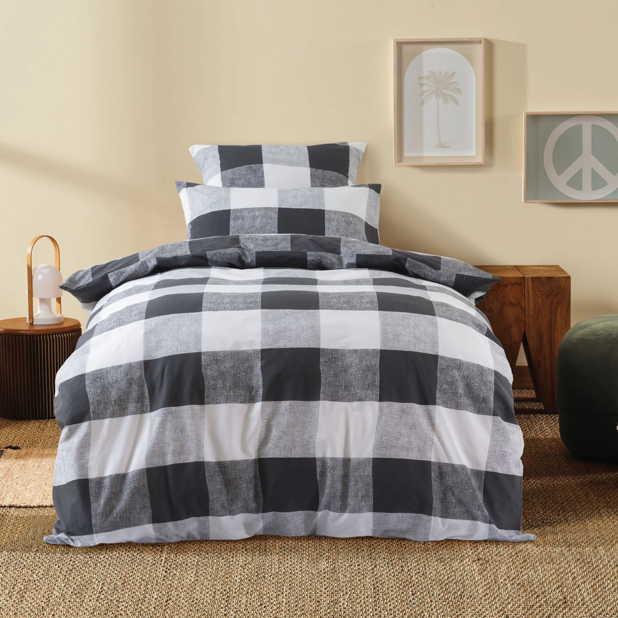 Nu Edition Alec Duvet Cover Set, Carbon