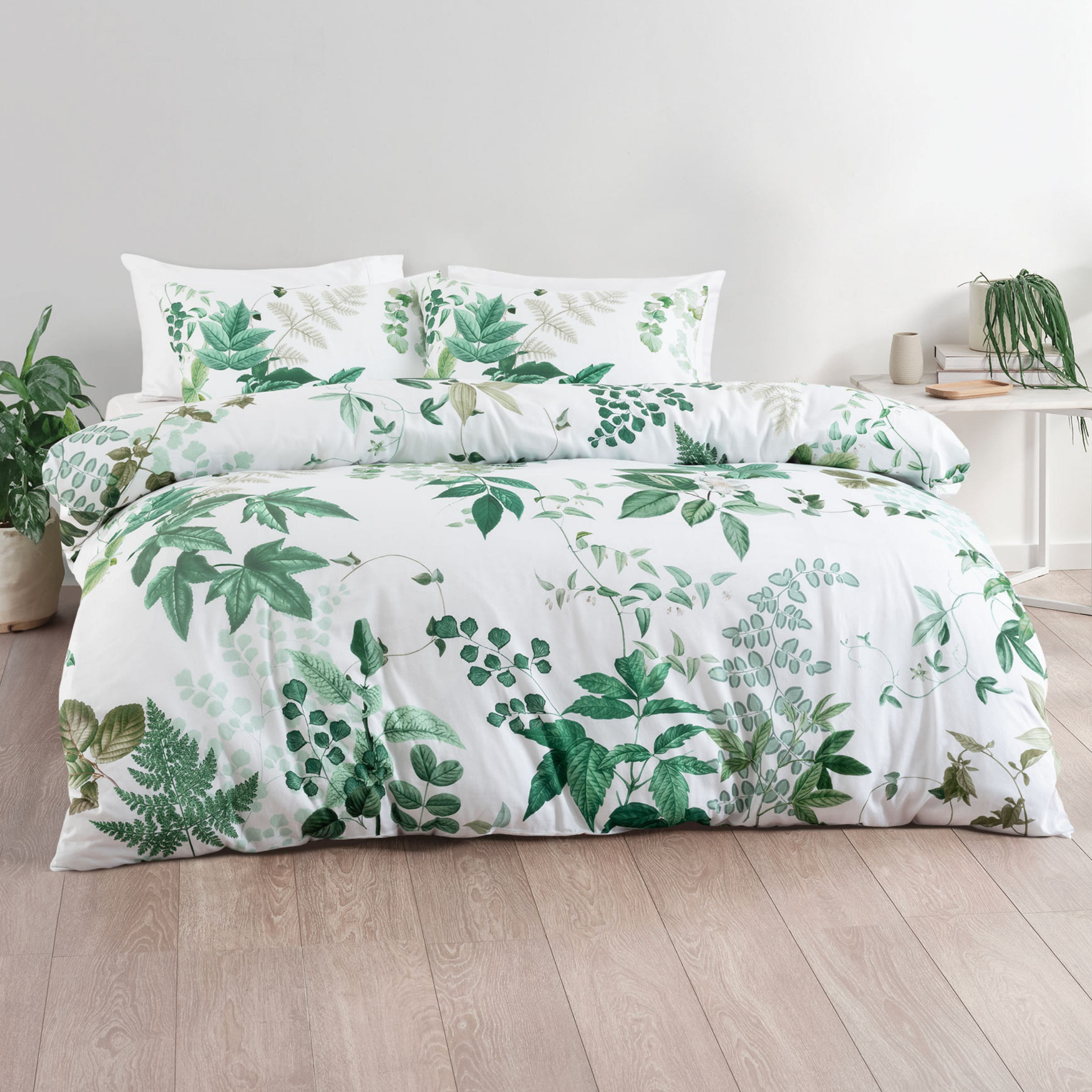 Savona Freya Duvet Cover Set, White