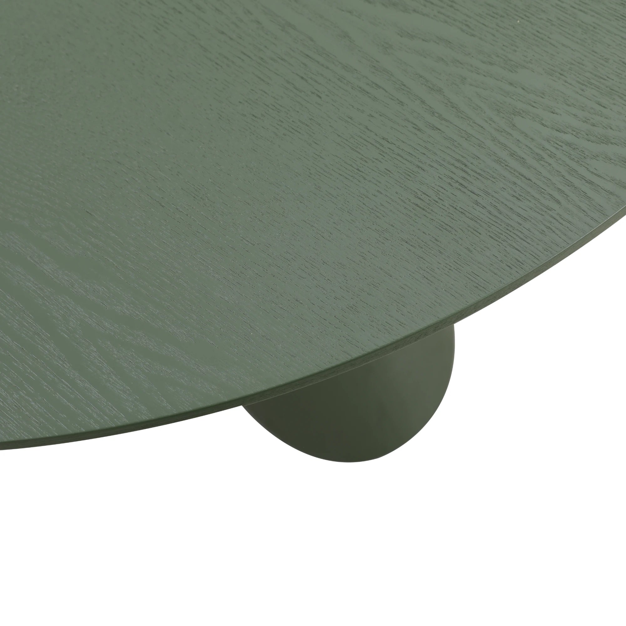 MODE Elara Round Dining Table 100cm, Green