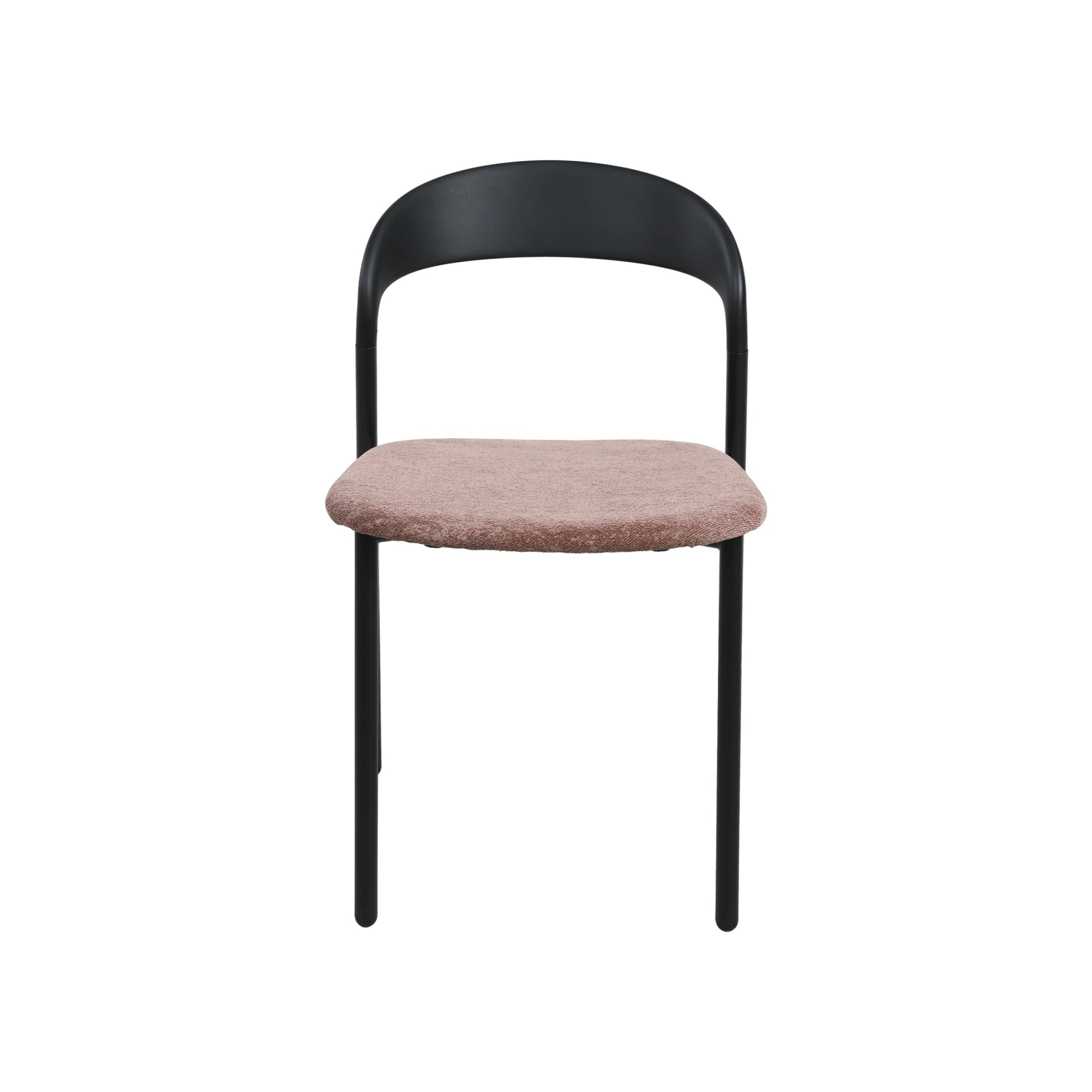 MODE Elara Dining Chairs, Black & Brown, Set of 2
