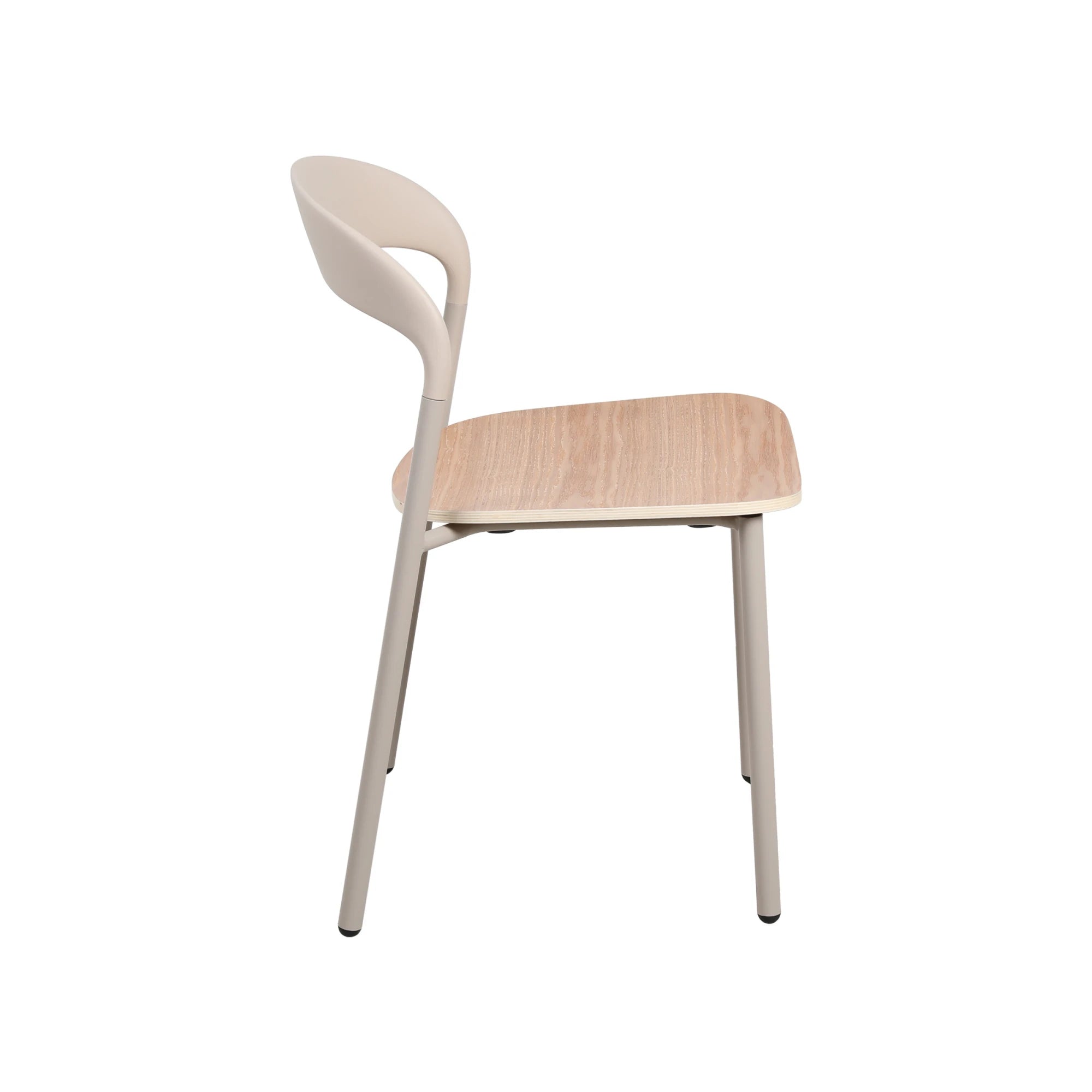 MODE Elara Dining Chairs, Light Brown & Natural Wood, Set of 2