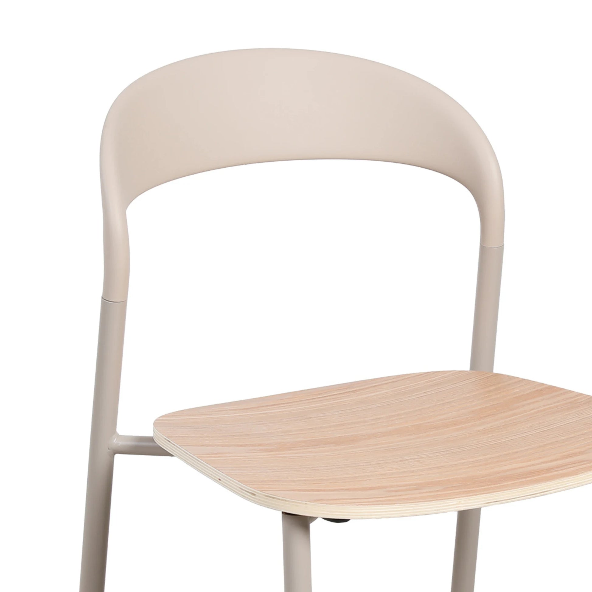 MODE Elara Dining Chairs, Light Brown & Natural Wood, Set of 2