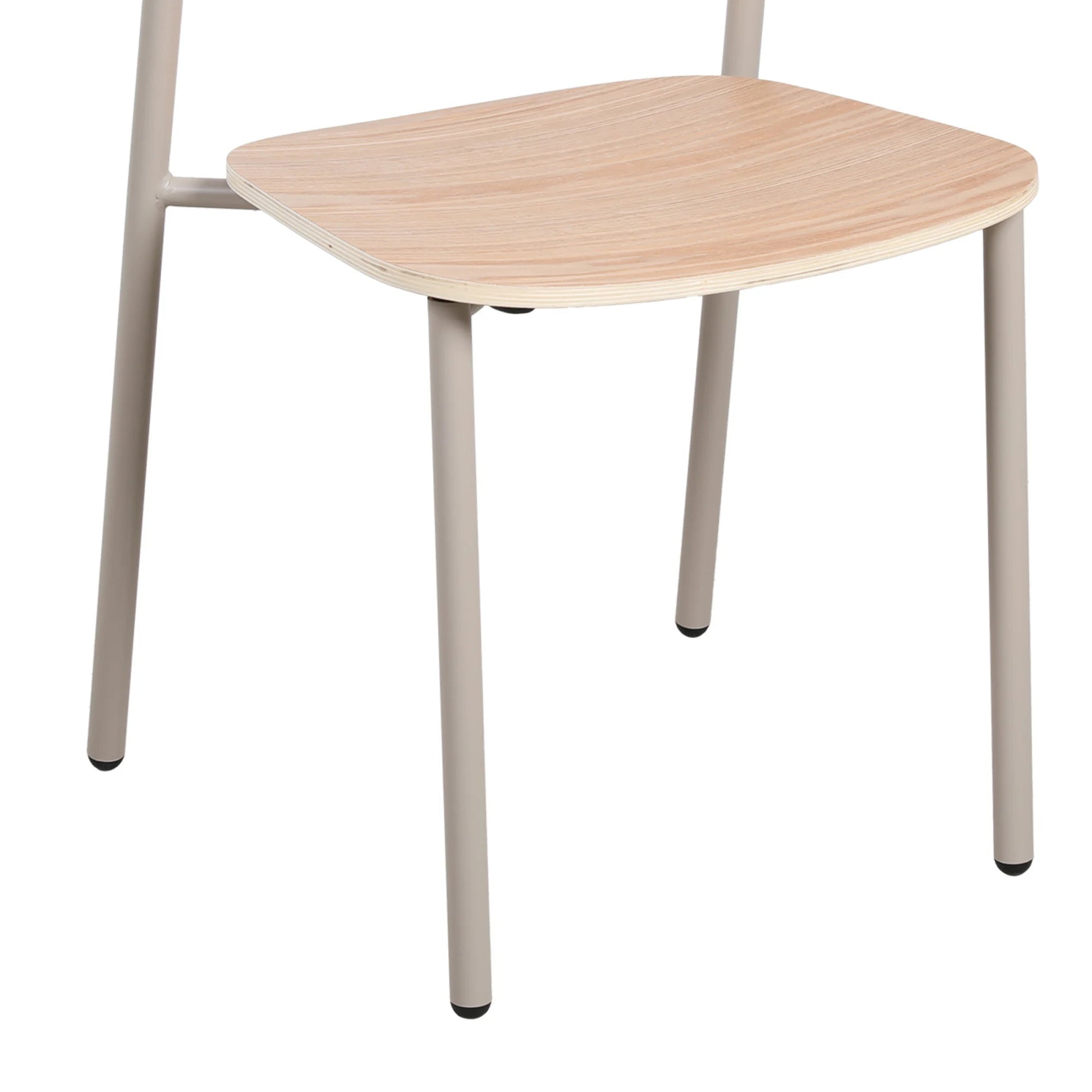 MODE Elara Dining Chairs, Light Brown & Natural Wood, Set of 2