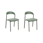 MODE Elara Dining Chairs, Green, Set of 2
