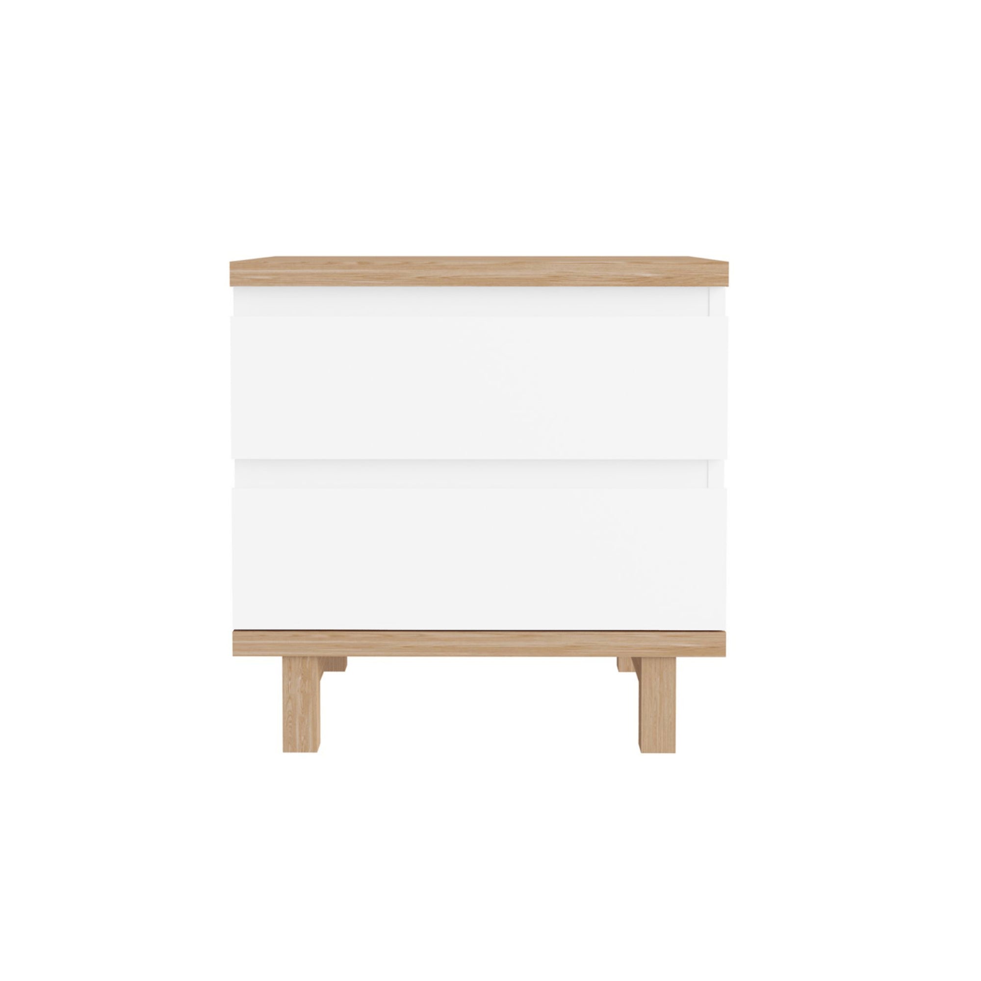 Loft Hampton Bedside Table with 2 Drawers