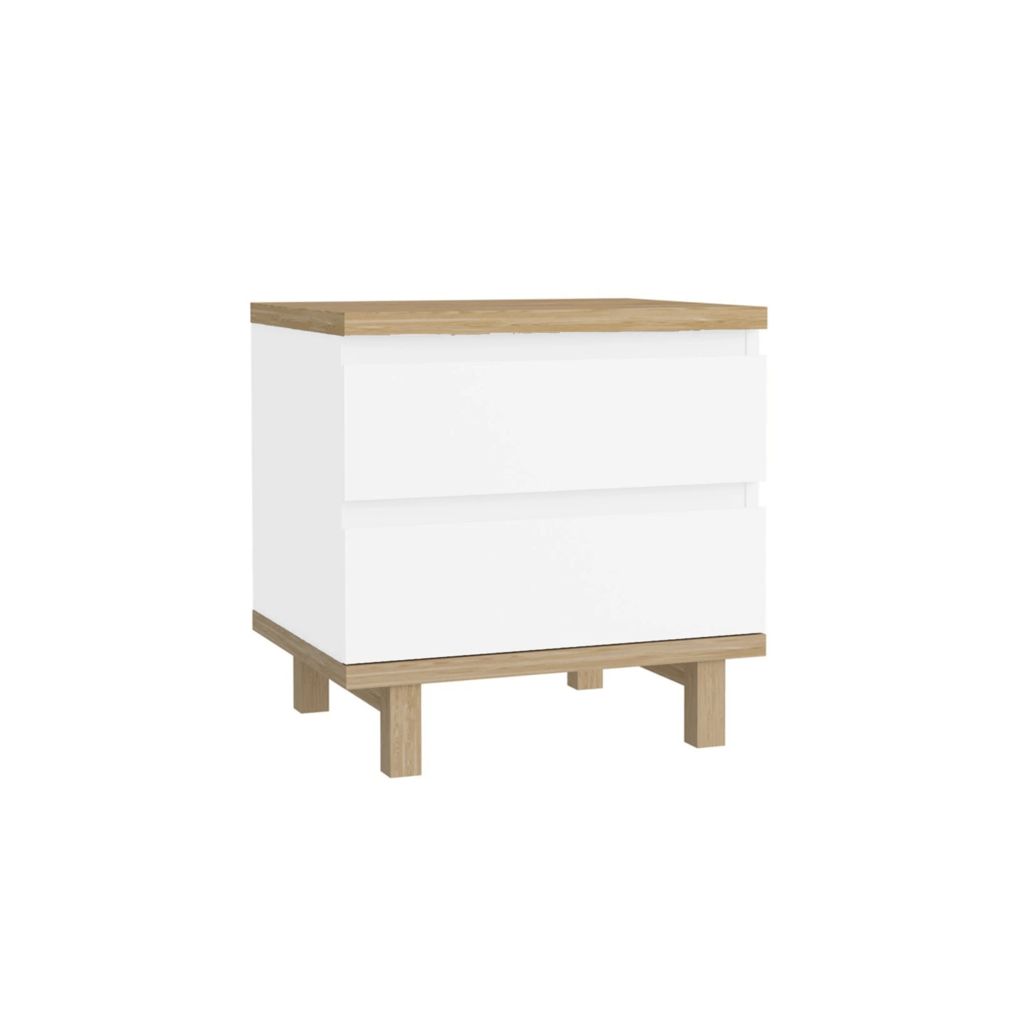 Loft Hampton Bedside Table with 2 Drawers
