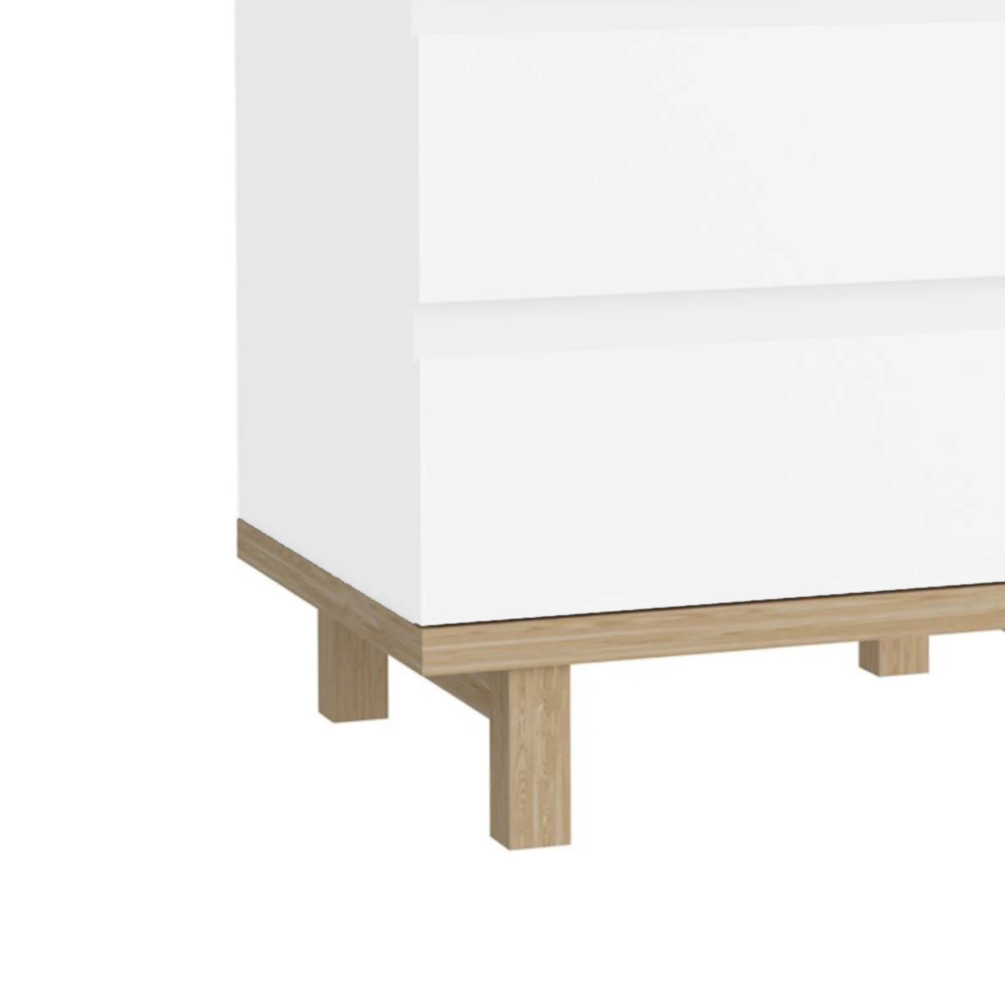 Loft Hampton Bedside Table with 2 Drawers