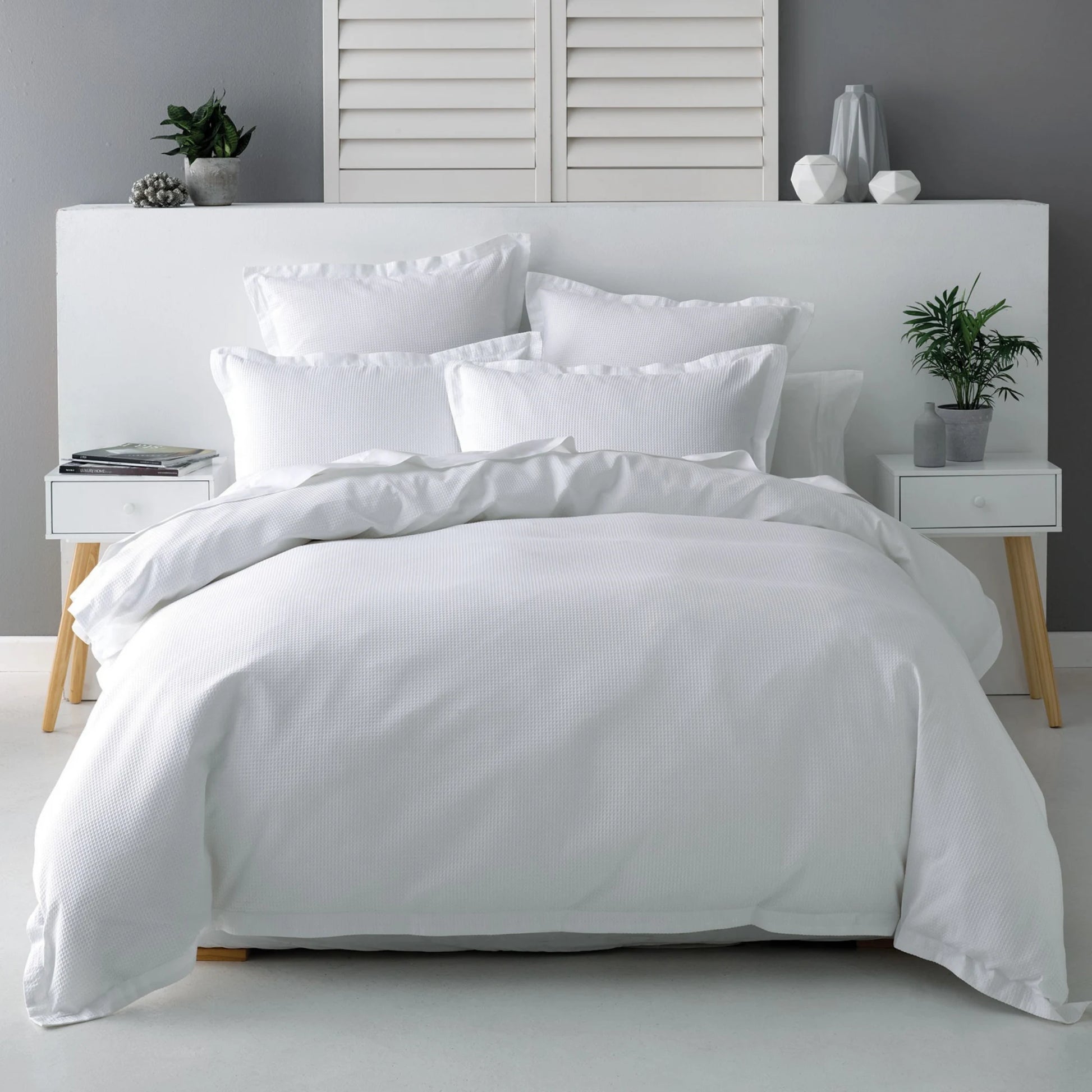 Savona Nova Duvet Cover Set, White