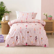 SQUIGGLES Runway Ready Duvet Cover Set, Candyfloss, NZ Single