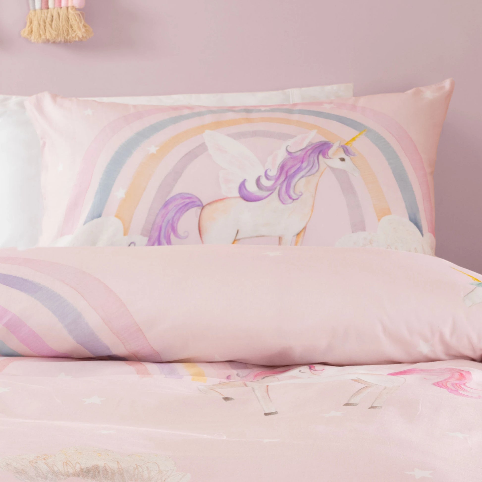SQUIGGLES Unicorn Utopia Duvet Cover Set, Shell, NZ Single
