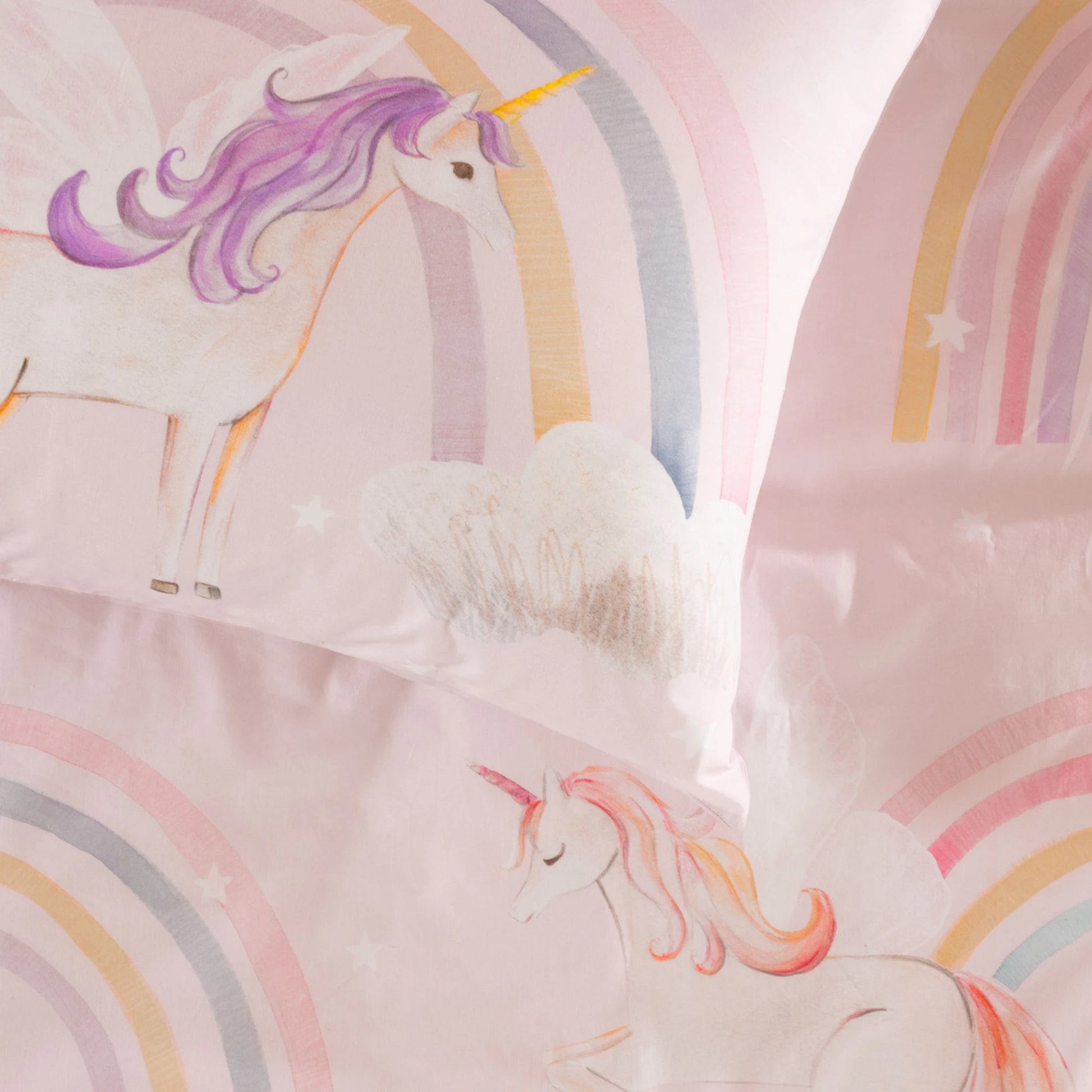 SQUIGGLES Unicorn Utopia Duvet Cover Set, Shell, NZ Single