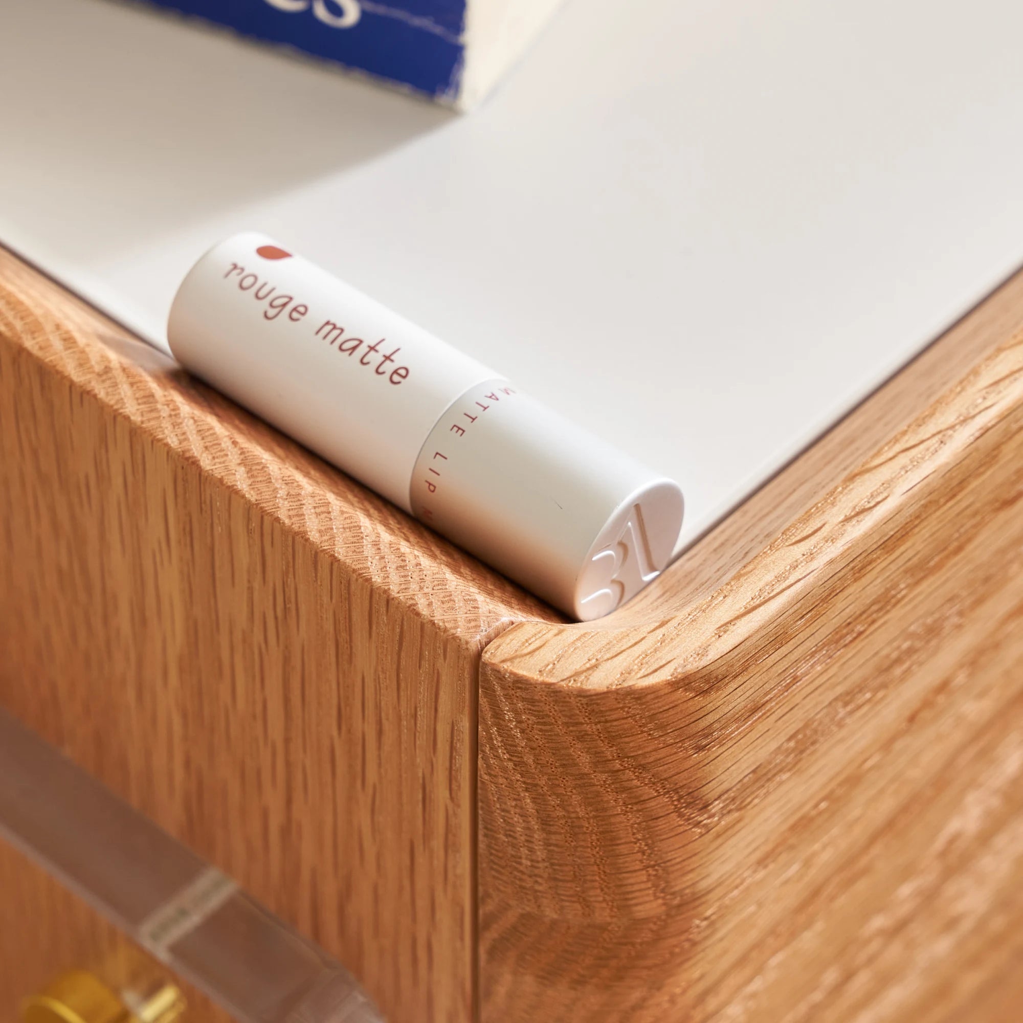 Solidwood Elvora Bedside Table with Sintered Stone Top