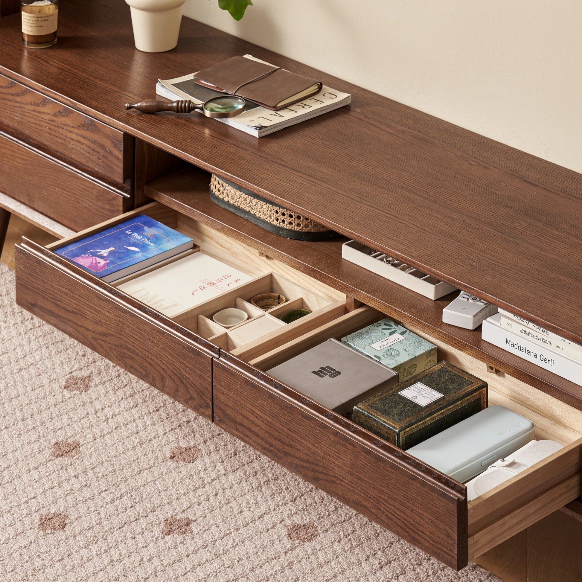 Solidwood Santa Rosa Entertainment Unit, 130cm