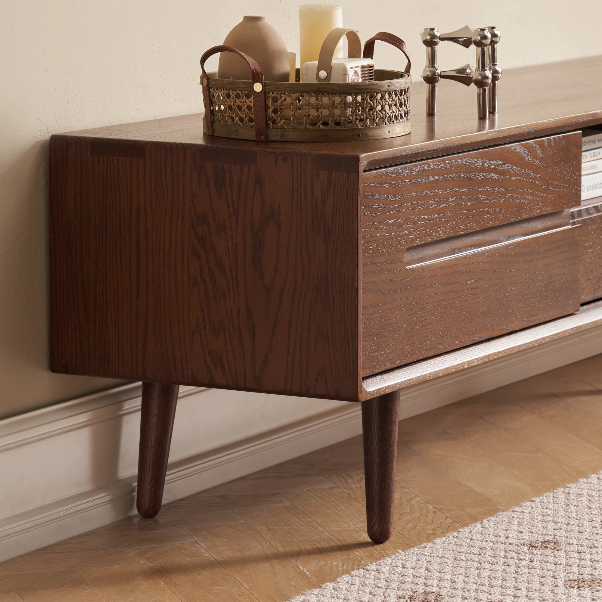 Solidwood Santa Rosa Entertainment Unit, 130cm