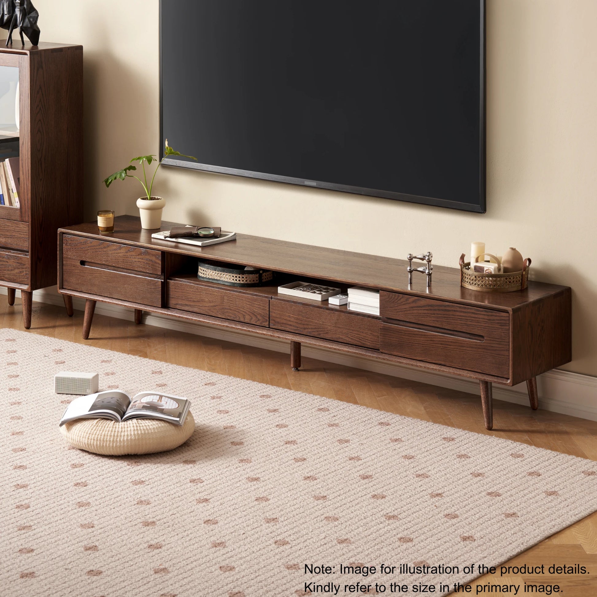 Solidwood Santa Rosa Entertainment Unit, 130cm