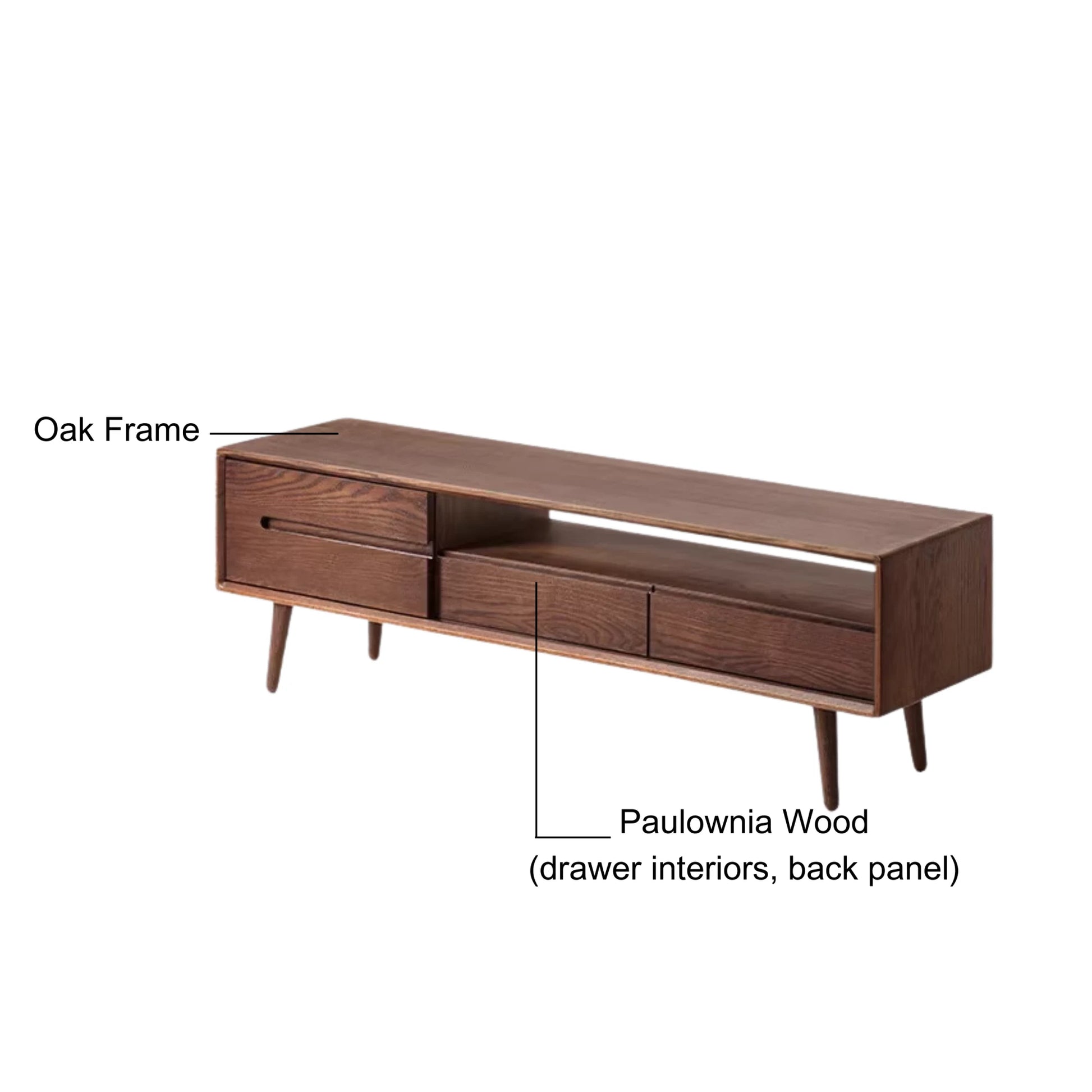 Solidwood Santa Rosa Entertainment Unit, 130cm