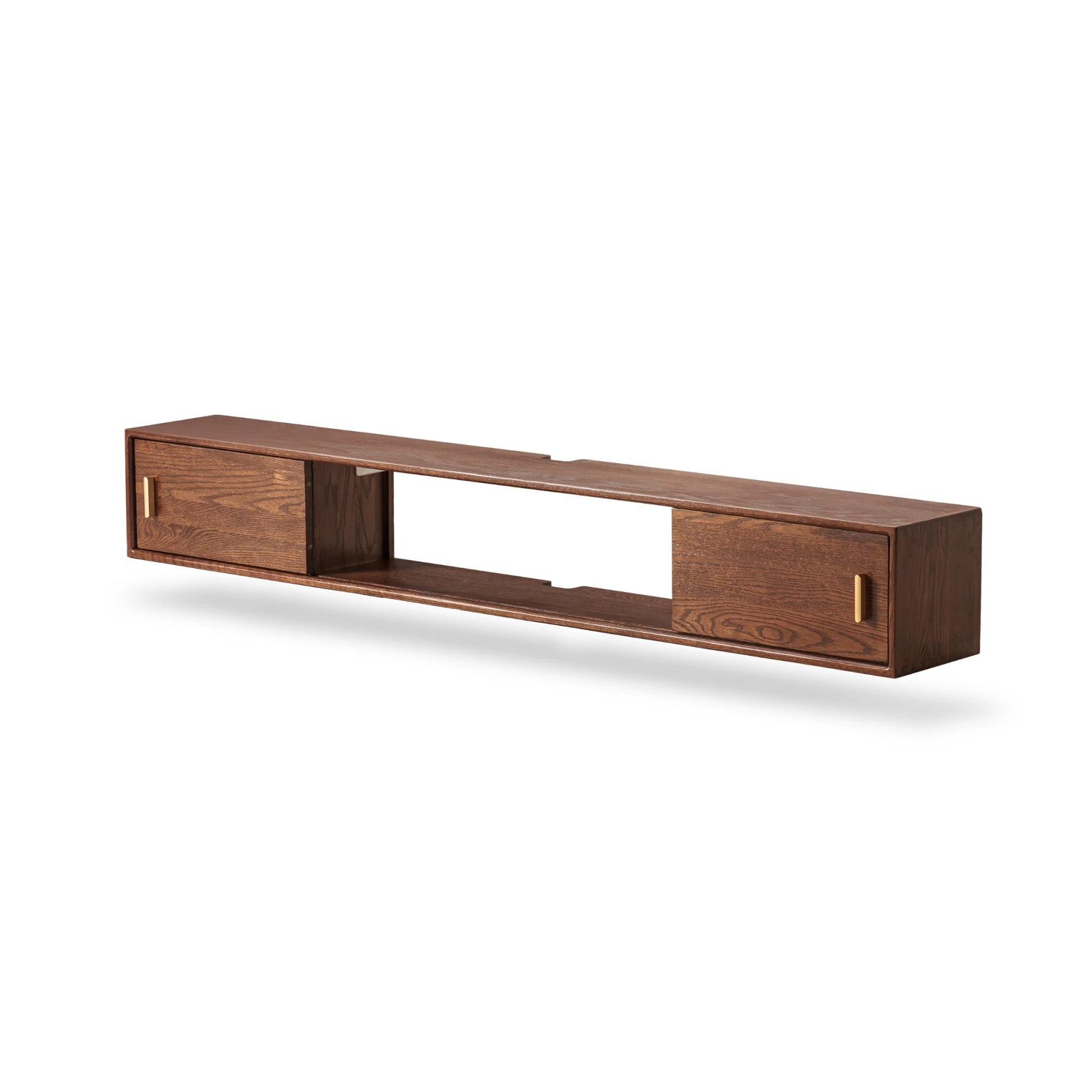 Solidwood Danya Wall-mounted Entertainment Unit, 160cm